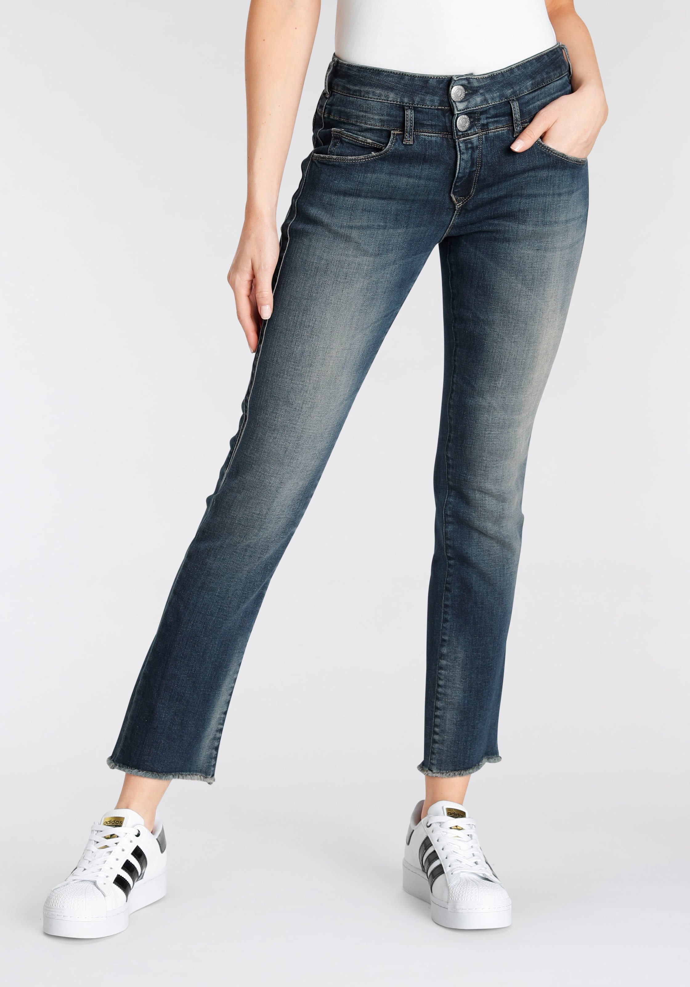 Slim-fit-Jeans »BABY Cropped Denim Powerstretch«, in 7/8 Länge