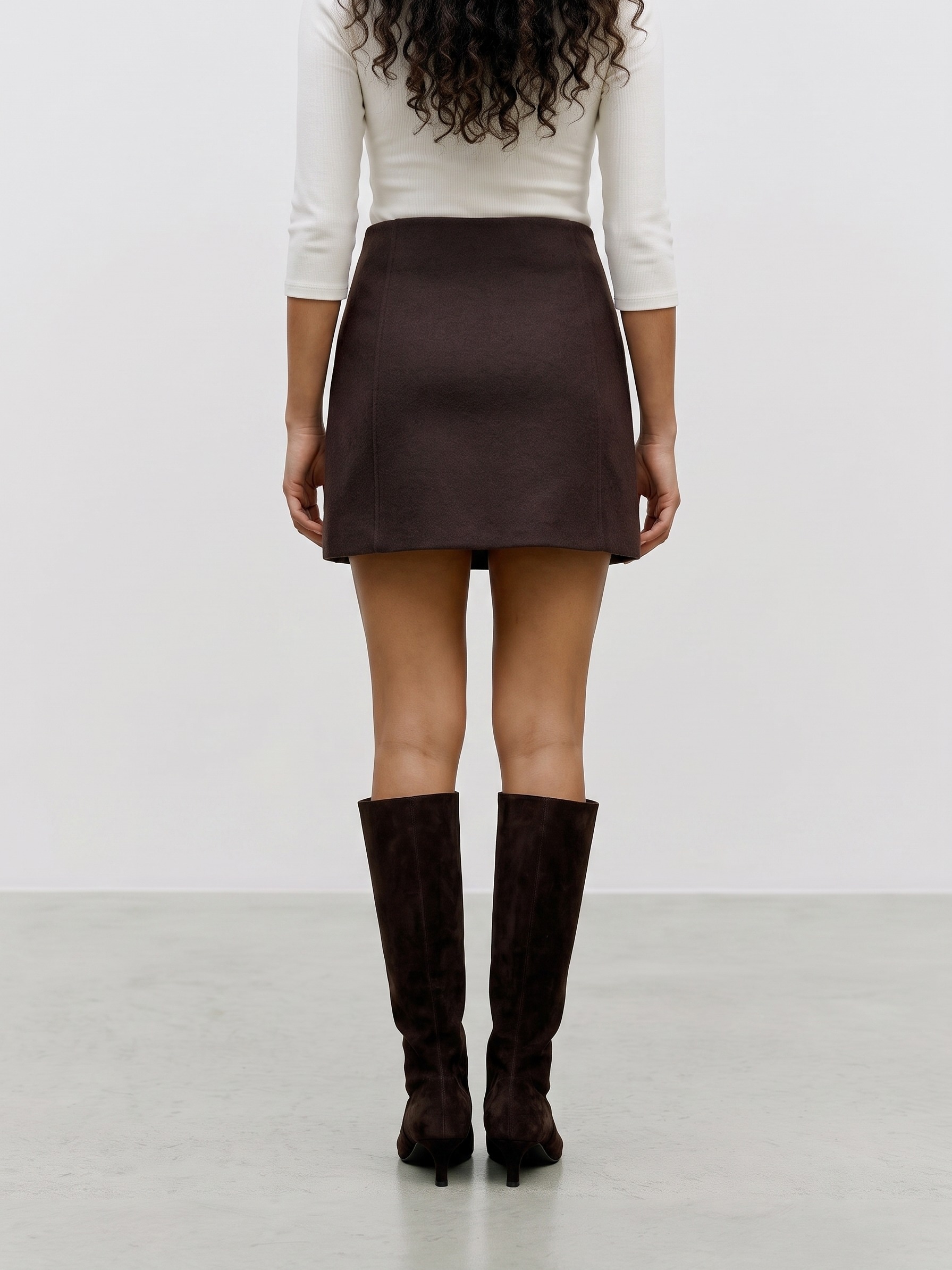Vero Moda Minirock »VMFORTUNEALLISON HW SHORT SKIRT GA NOOS« Kunstfaser