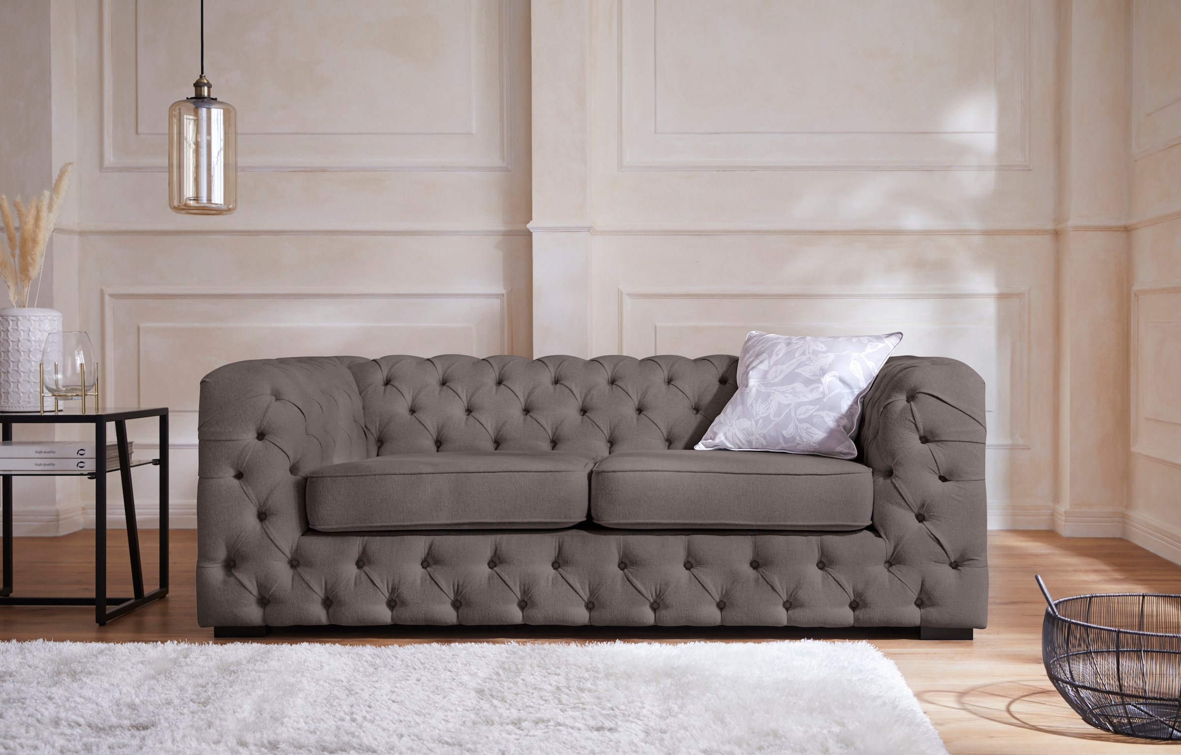 Guido Maria Kretschmer Home&Living Chesterfield-Sofa »Kalina«, mit klassischer Chesterfield-Knopfheftung