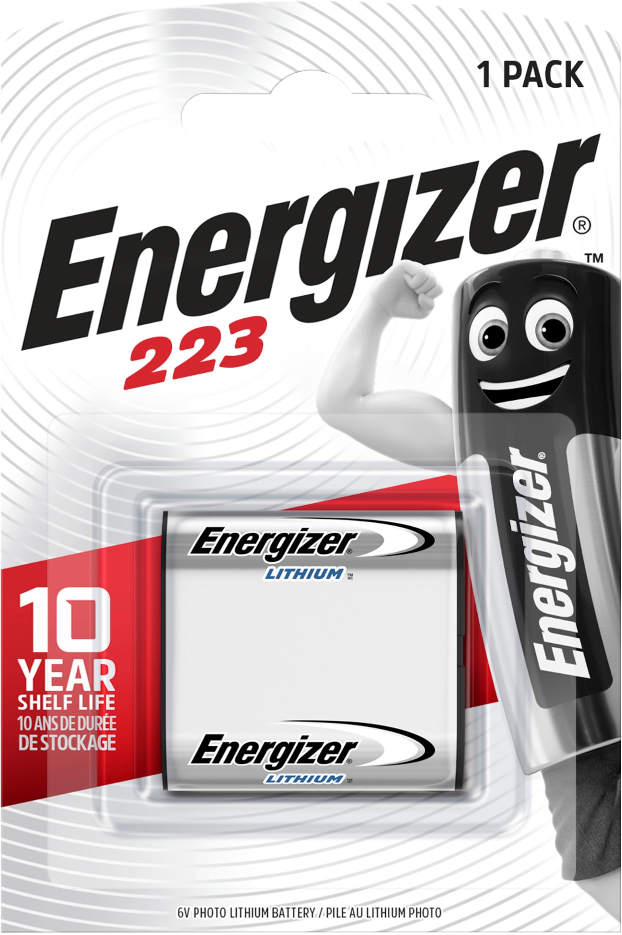 Energizer Batterie »Lithium Foto 223 1 Stück«, 6 V, (1 St.)