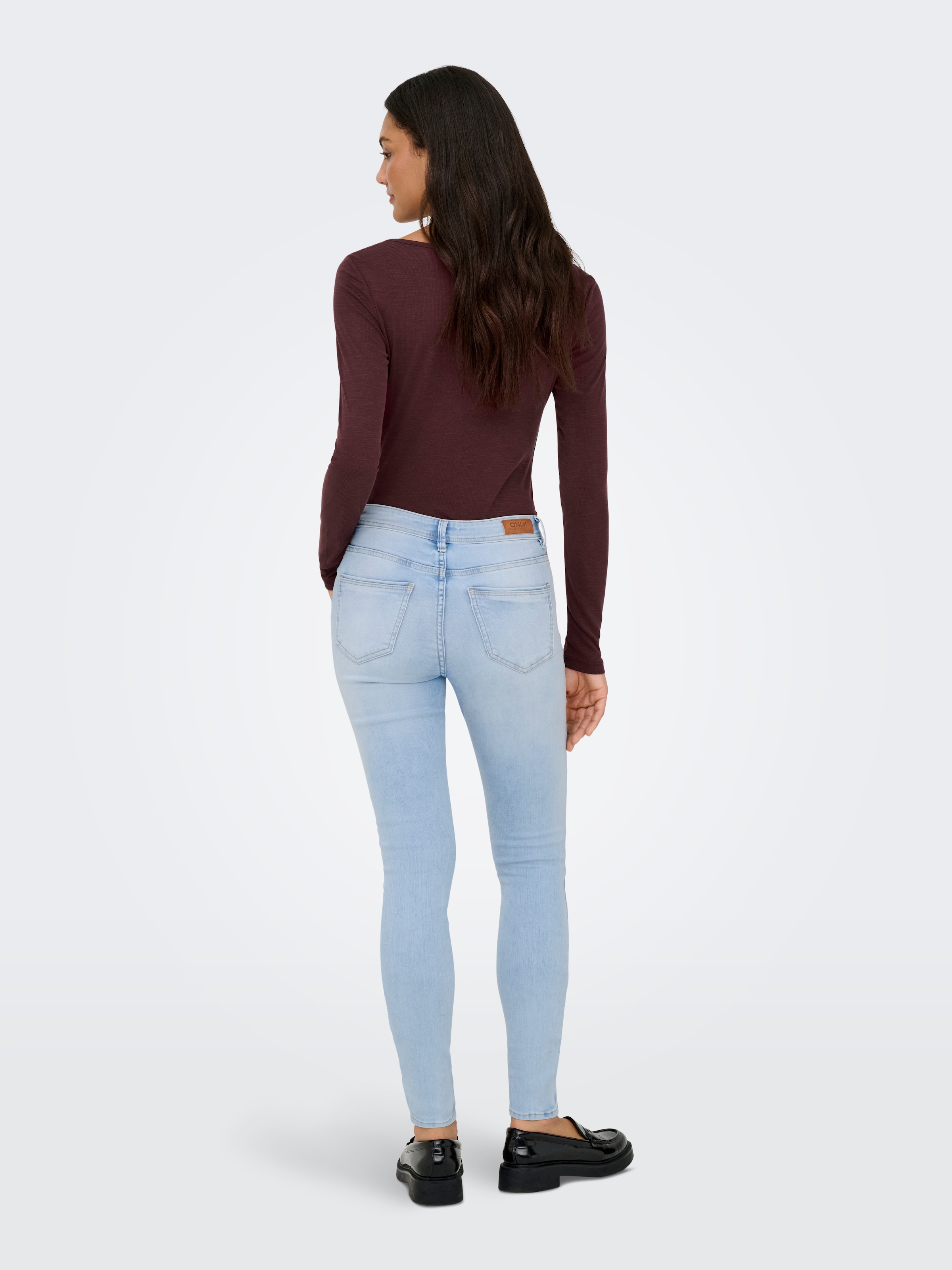 ONLY Skinny-fit-Jeans »ONLWAUW MID SKINNY DNM TAI640«