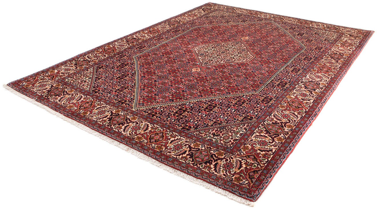 Image of morgenland Orientteppich »Perser - Bidjar - 290 x 206 cm - dunkelrot«, rechteckig, 15 mm Höhe, Wohnzimmer, Handgeknüpft, Einzelstück mit Zertifikat bei Ackermann Versand Schweiz