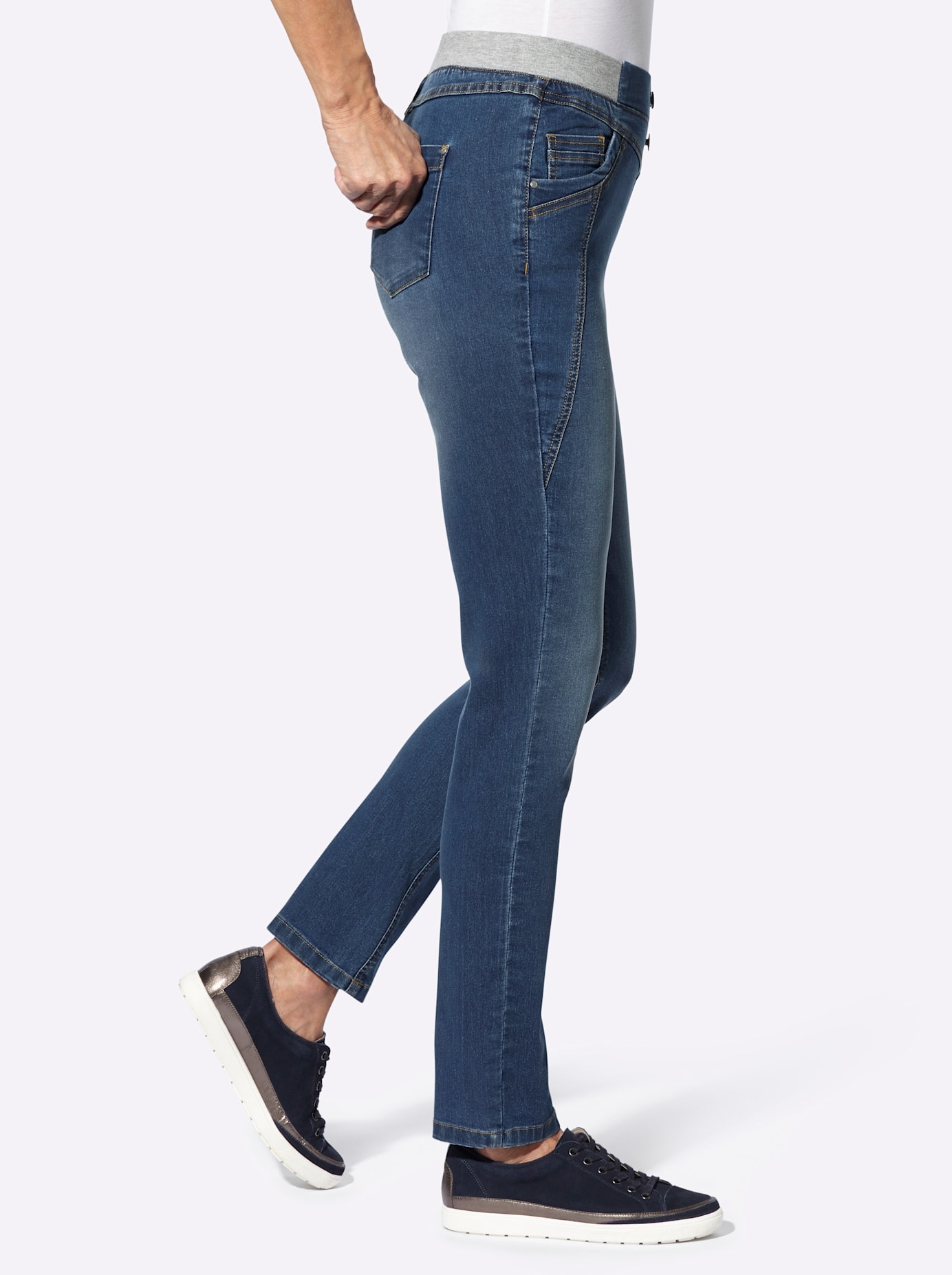 Casual Looks Bequeme Jeans, (1 tlg.)