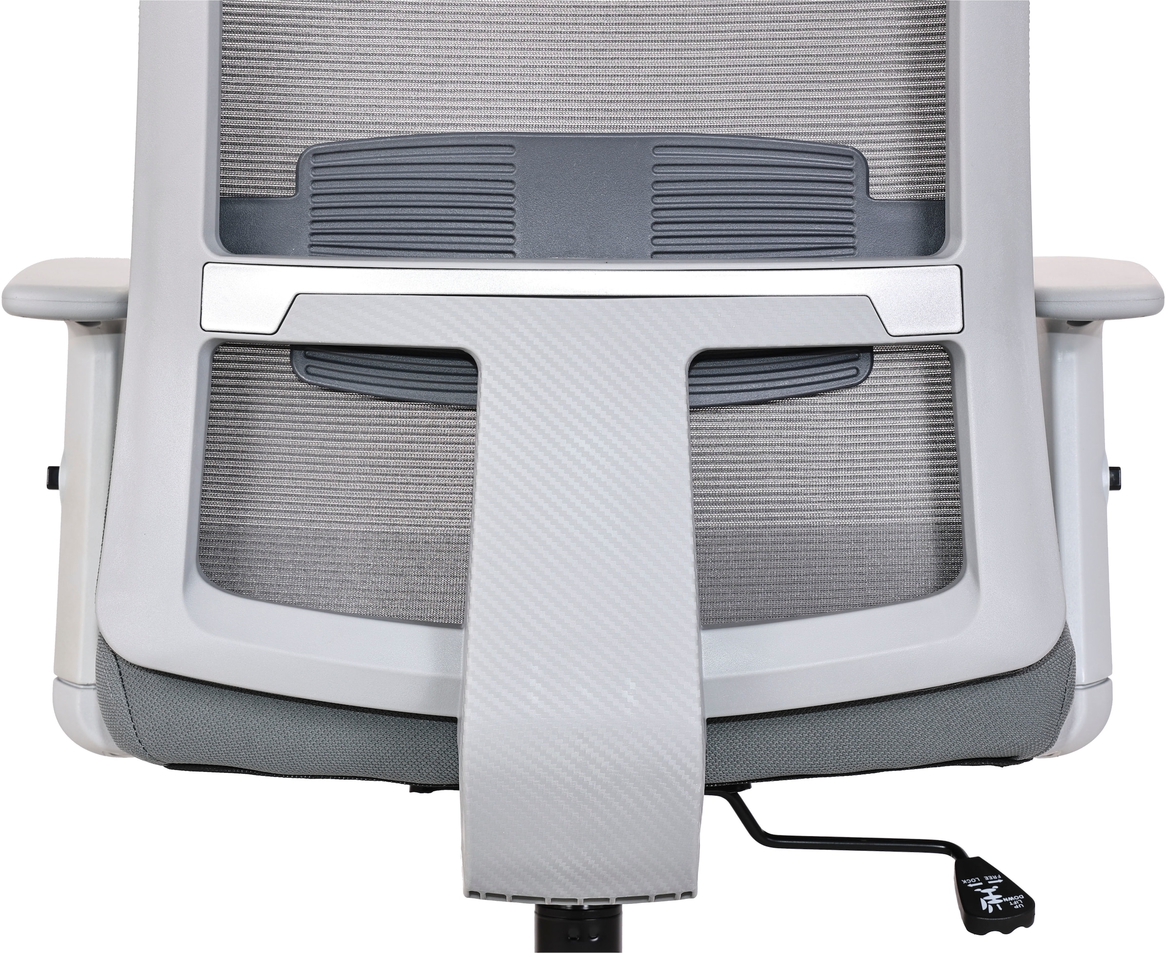 GOODproduct Chaise de bureau »Tallard, Mesh Schreibtischstuhl, ergonomische Ausstattung« () verstellbare Kopfstütze, Lumbalstütze & Armlehnen