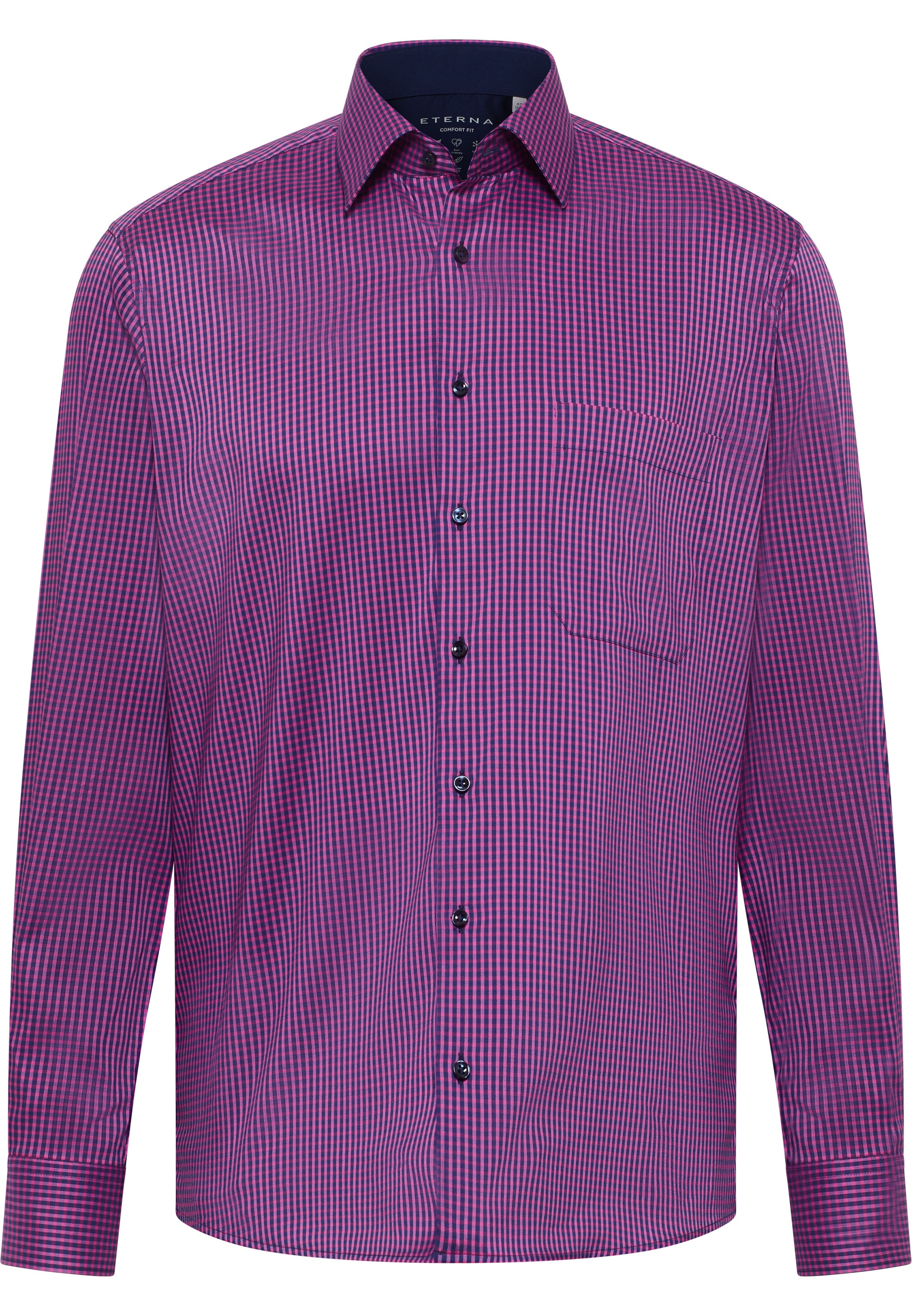 Eterna Chemise à manches longues »COMFORT FIT« EASY IRON (bügelleicht)