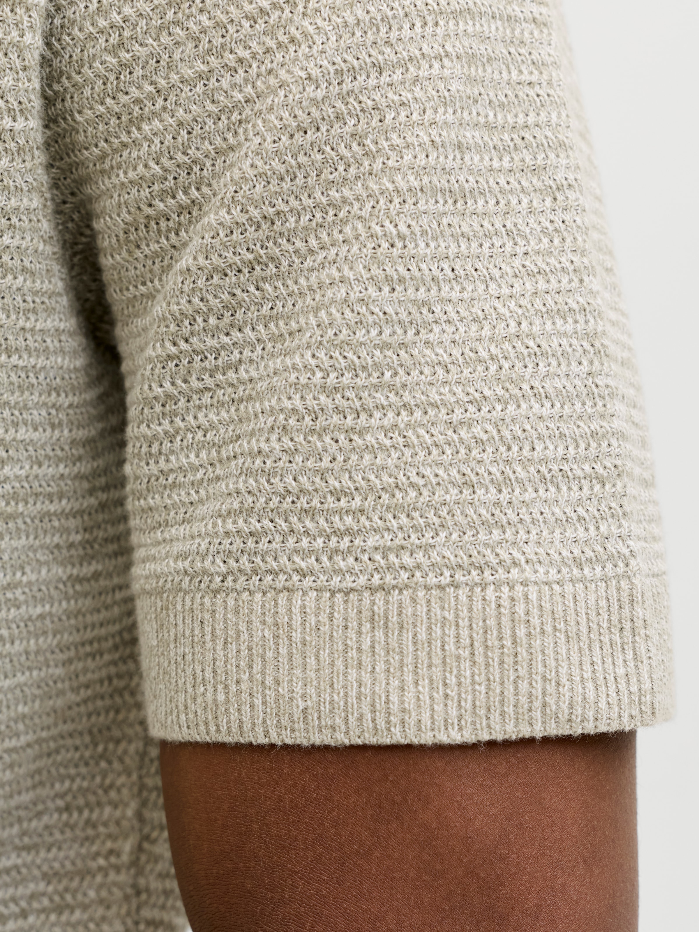 Jack & Jones Pull à col polo »JPRBLURILEY KNIT POLO SS SN« coton, coupe régulière