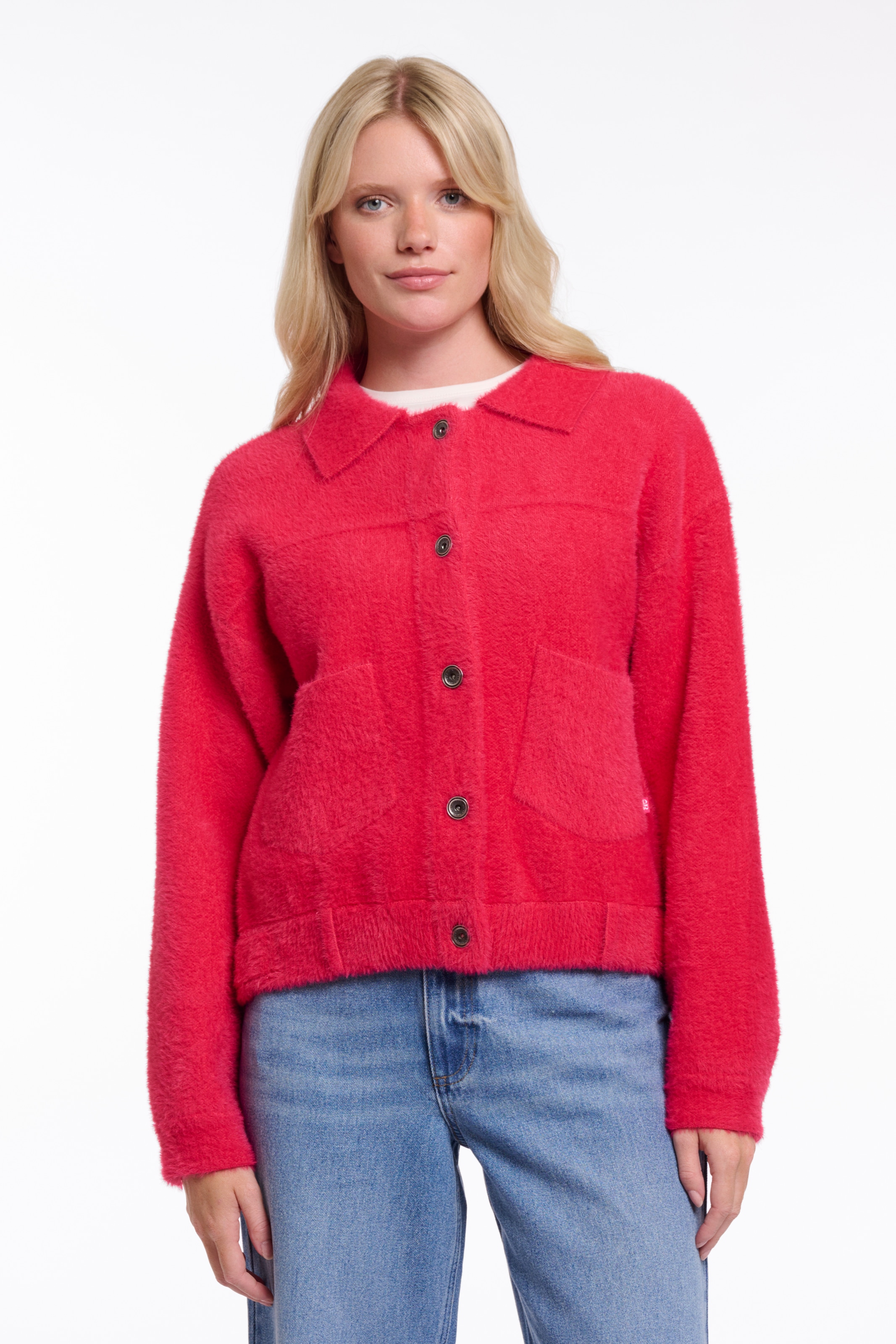 Rino & Pelle Cardigan »BUBBLY« aspect duveteux