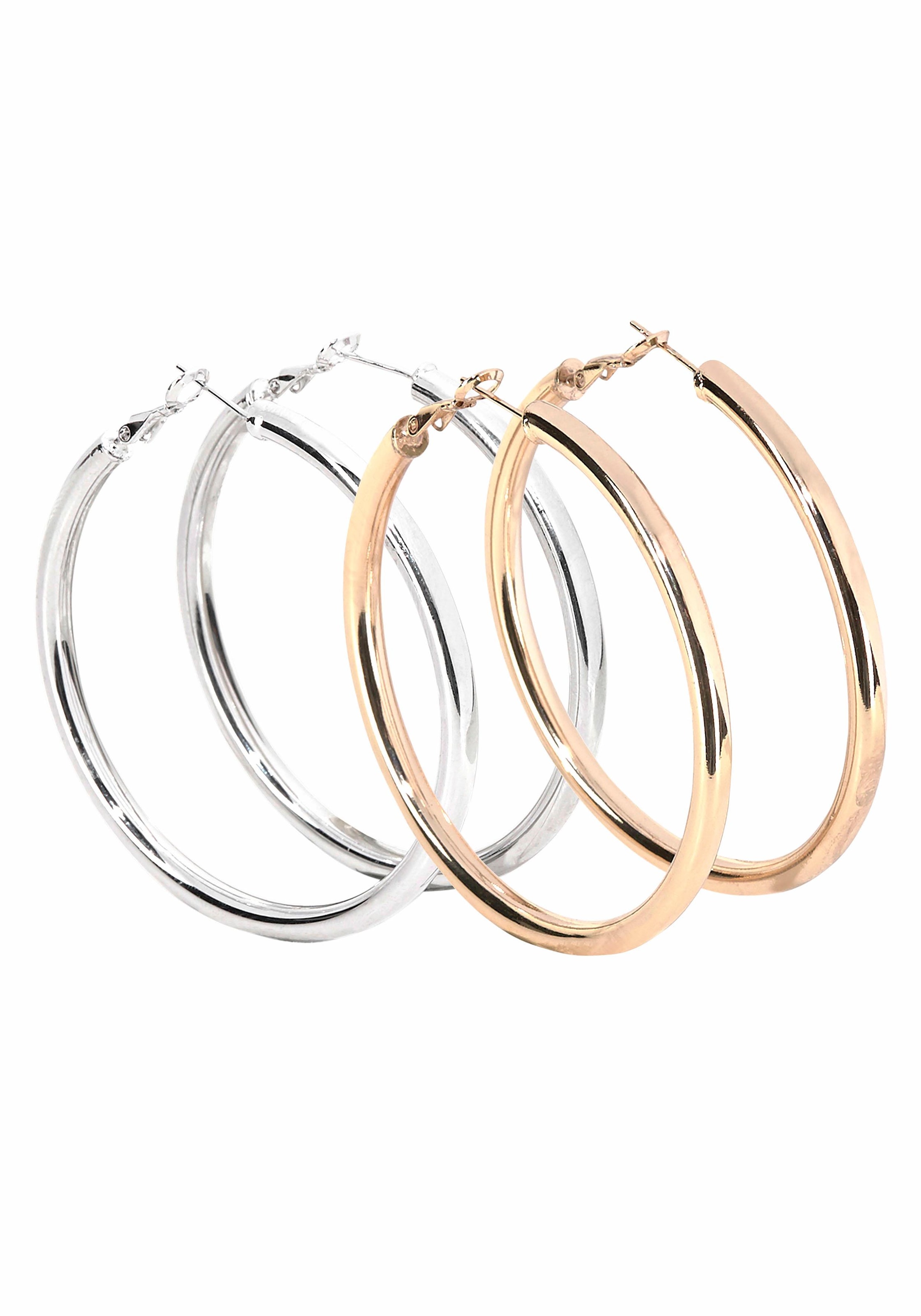 Image of J.Jayz Creolen-Set »2 Paar, glänzend«, (Set, 2 tlg.) bei Ackermann Versand Schweiz