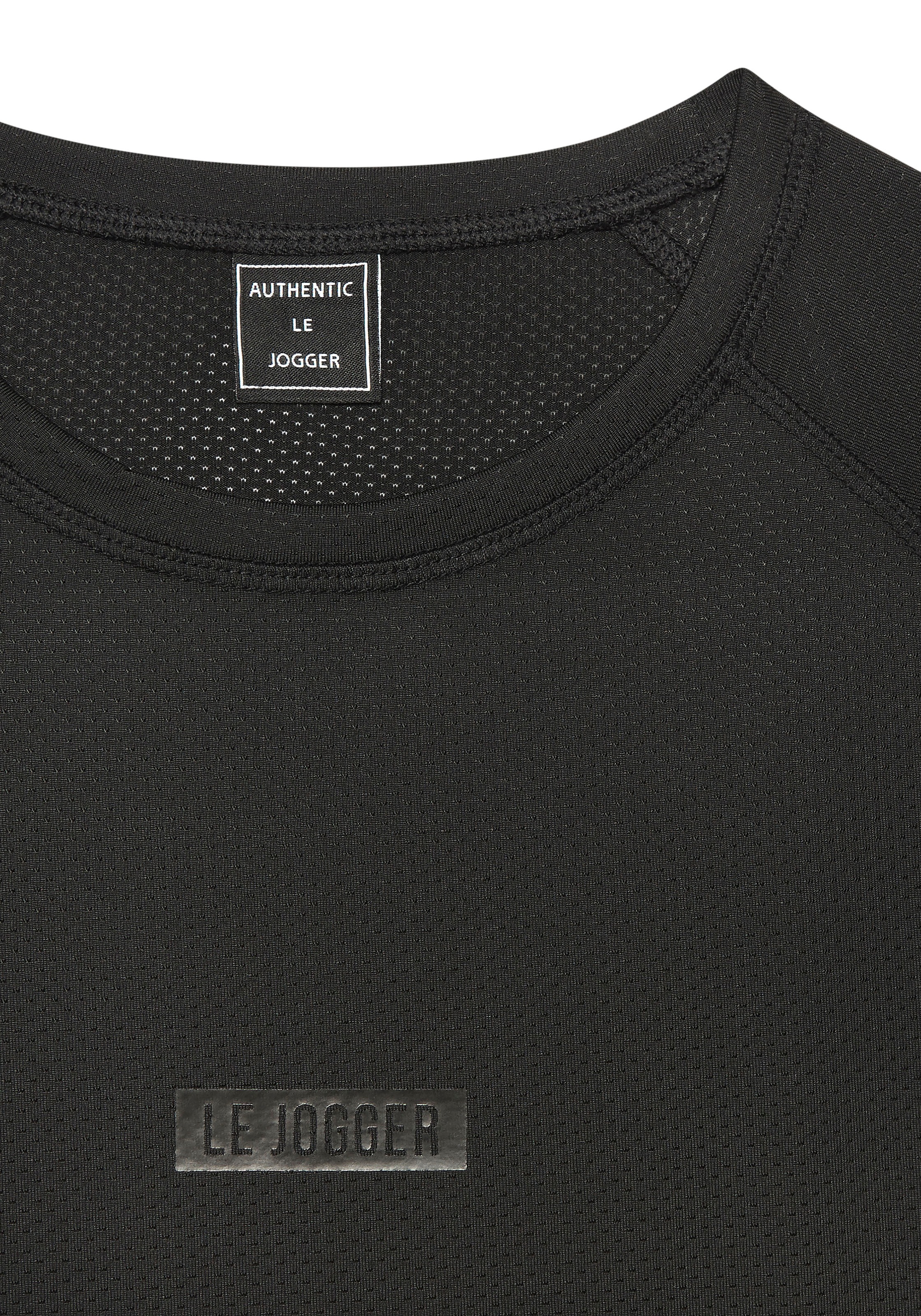 le jogger® T-Shirt, elastisches Shirt mit Logodruck