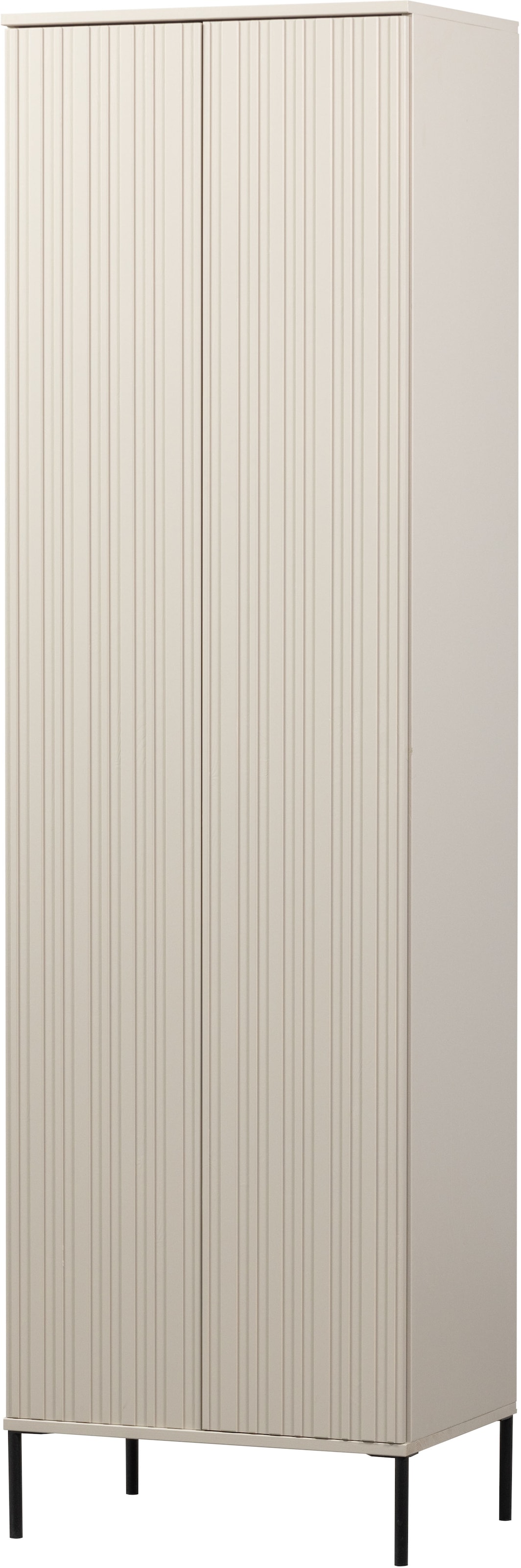 WOOOD Armoire vestiaire »New Gravure, Mehrzweckschrank mit 5 Fächern« Haut meuble New Gravure de WOOOD avec rangement, style et système push-to-open
