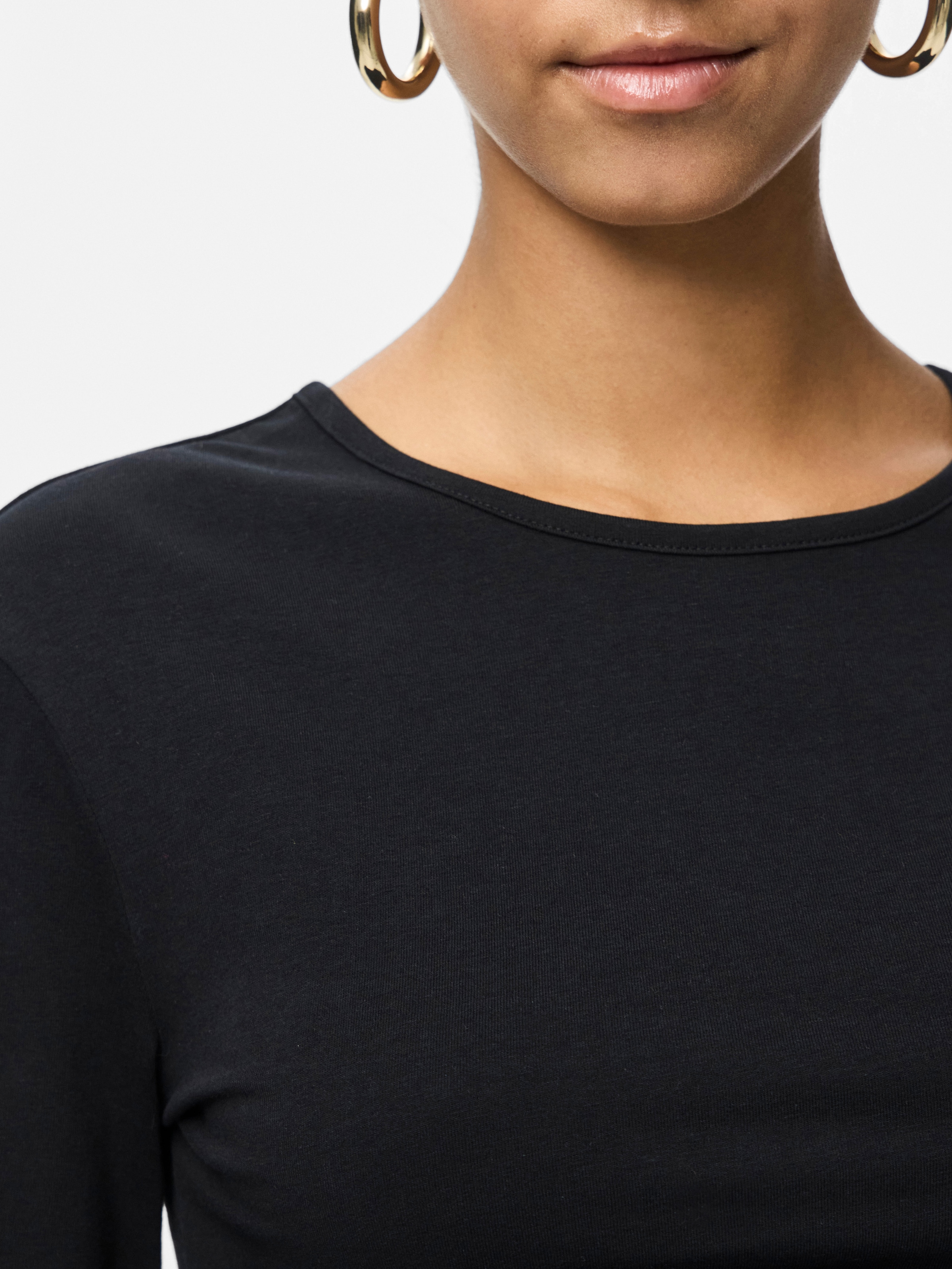 pieces T-shirt à manches longues »PCAMELIA LS TOP 2-PACK JRS NOOS BC« 2er-Pack,  mit klassischen Farben