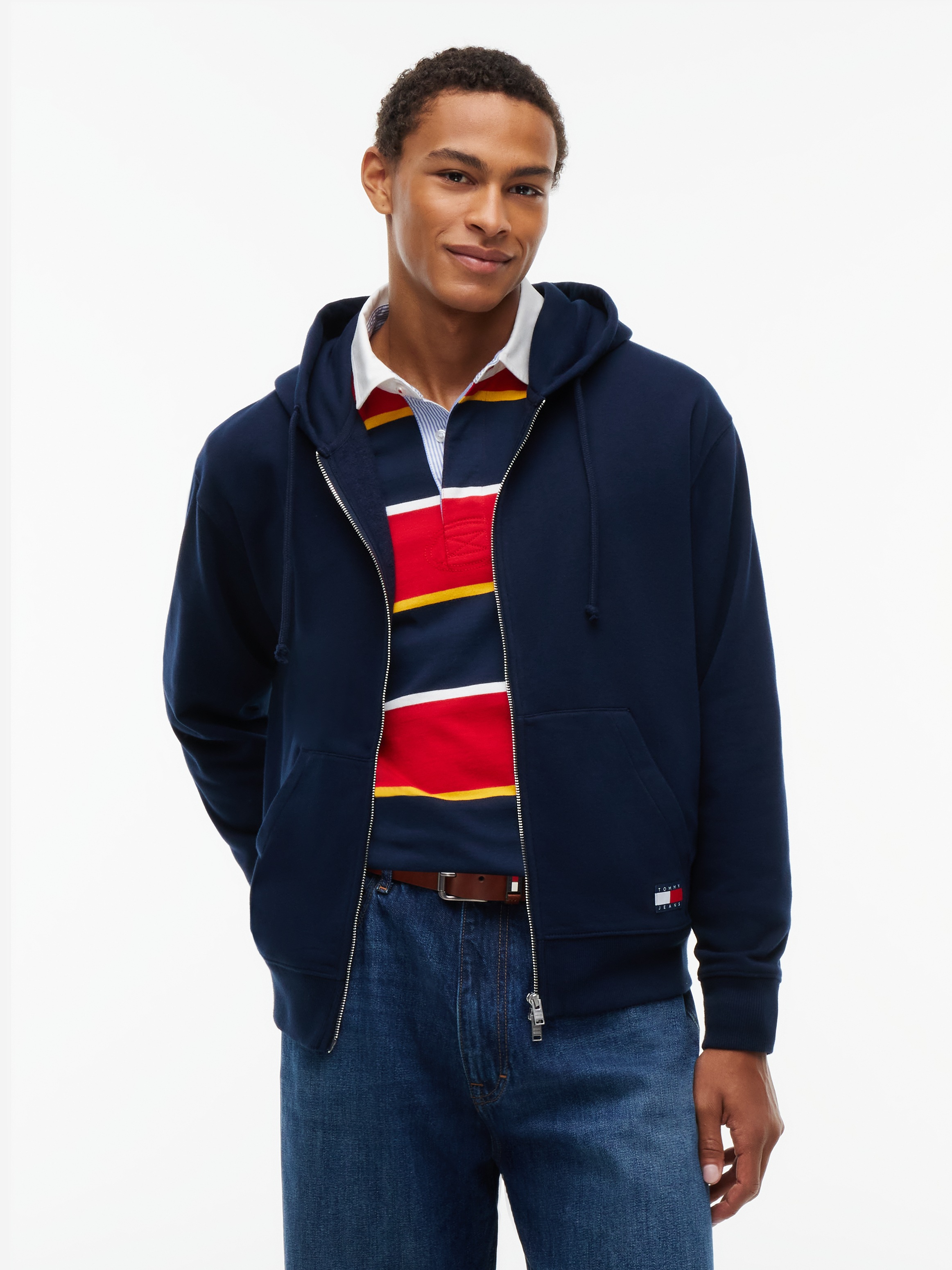 Image of Tommy Jeans Kapuzensweatjacke "TJM RELAXED NEW CLASSICS FULL ZIP"