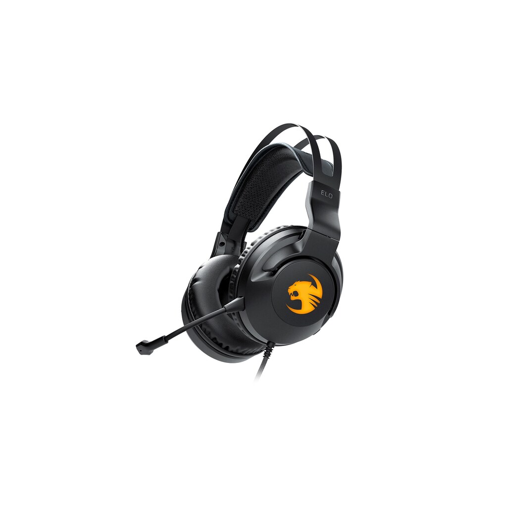 ROCCAT Gaming-Headset »Roccat ELO 44933 USB Schwarz«, Mikrofon abnehmbar-Freisprechfunktion