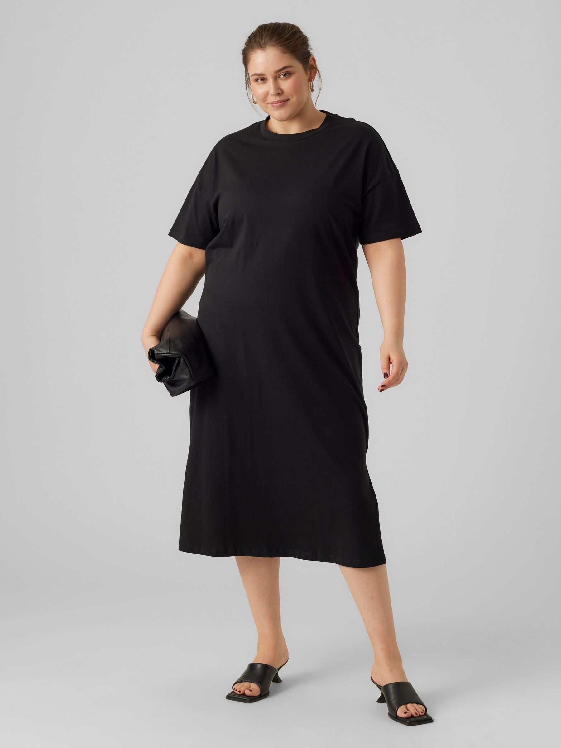Vero Moda Curve Robe en jersey »VMCMOLLY SS OVERSIZE CALF DRESS NOOS CUR«