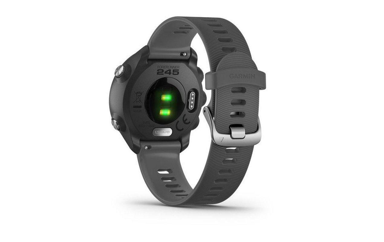 Garmin Fitnessuhr »Forerunner 245 Schwarz/Grau«,)
