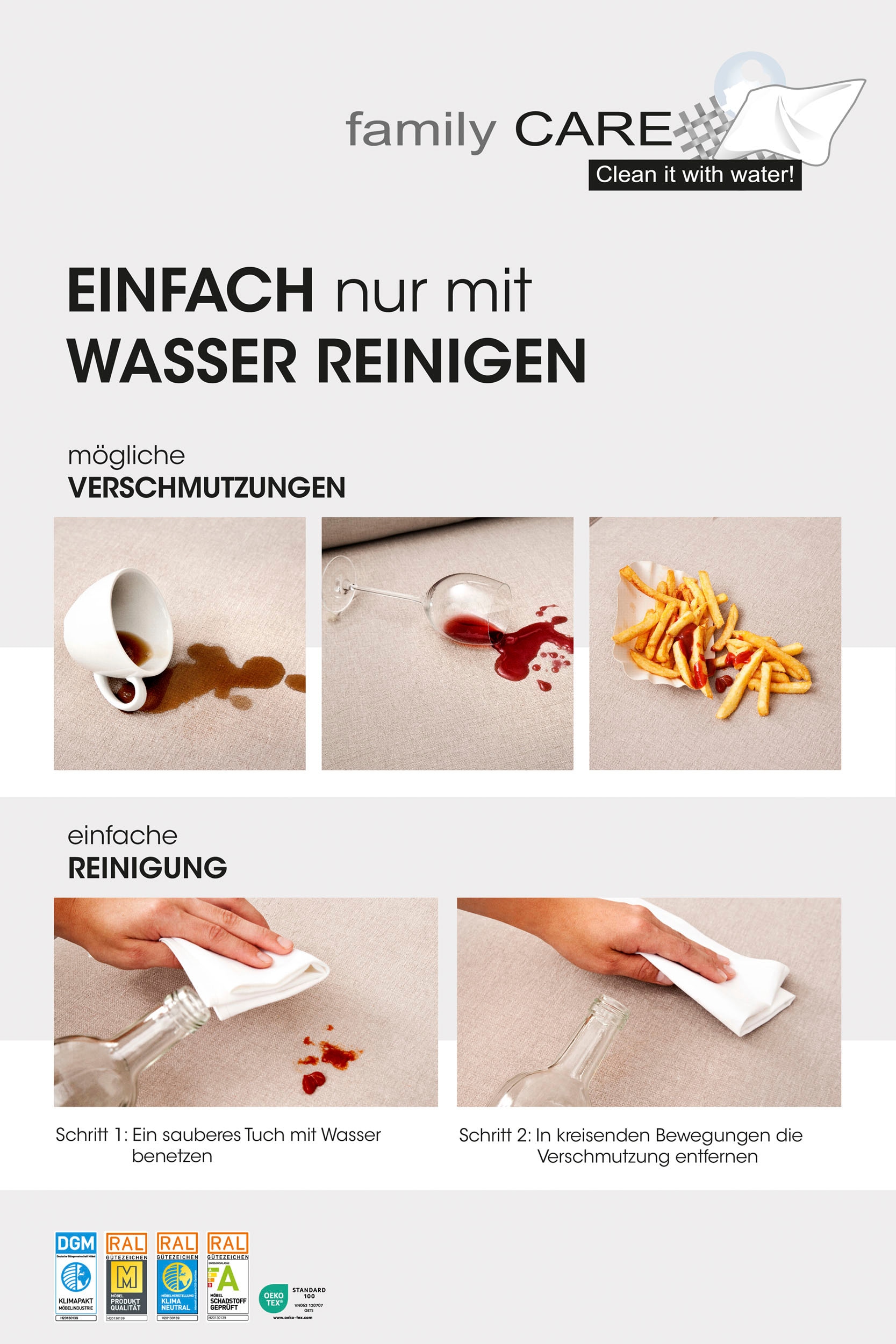 Musterring Canapé d'angle »JUSTB! PM100, stilvoller Lounge-Komfort von Musterring« Collection Bettina Zimmermann, option siège préféré & choix de pieds