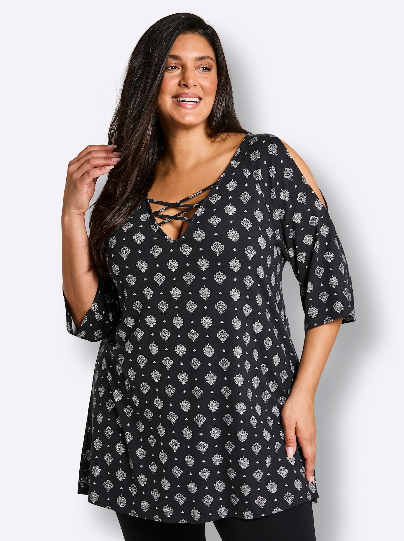 Image of Sheego Longshirt "Shirt" 1