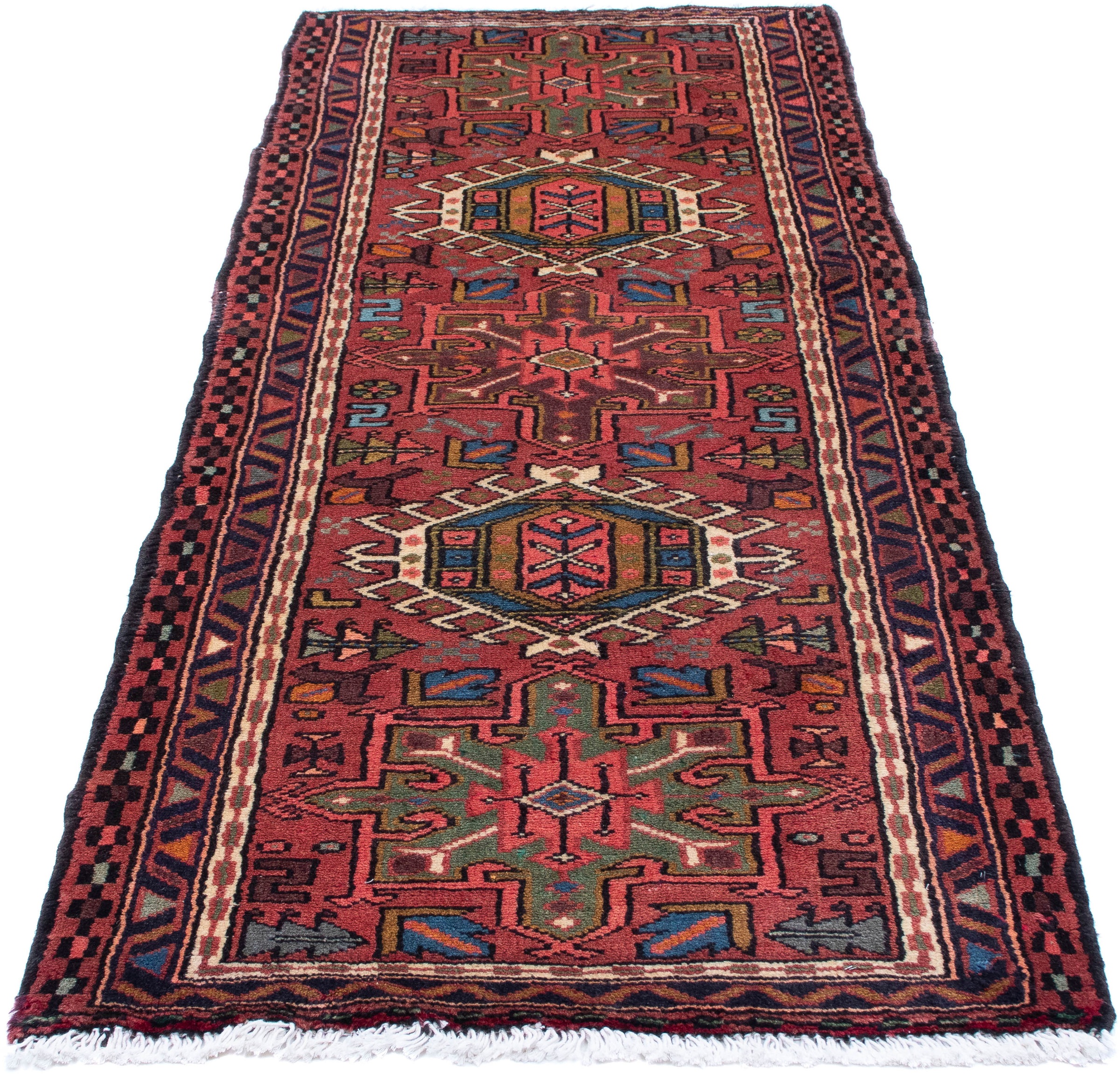 Image of morgenland Orientteppich »Perser - Nomadic - 197 x 67 cm - hellrot«, rechteckig, 10 mm Höhe, Wohnzimmer, Handgeknüpft, Einzelstück mit Zertifikat bei Ackermann Versand Schweiz