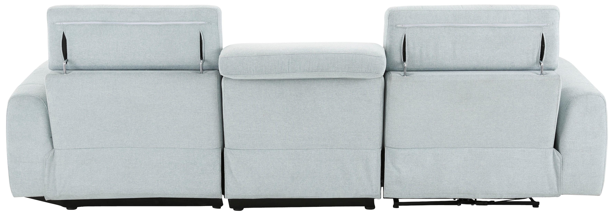 Home affaire Ecksofa »Sentrano, L-Form,« 275 cm, man. o. elektr. Relaxfunktion und USB/Kopfverstellung