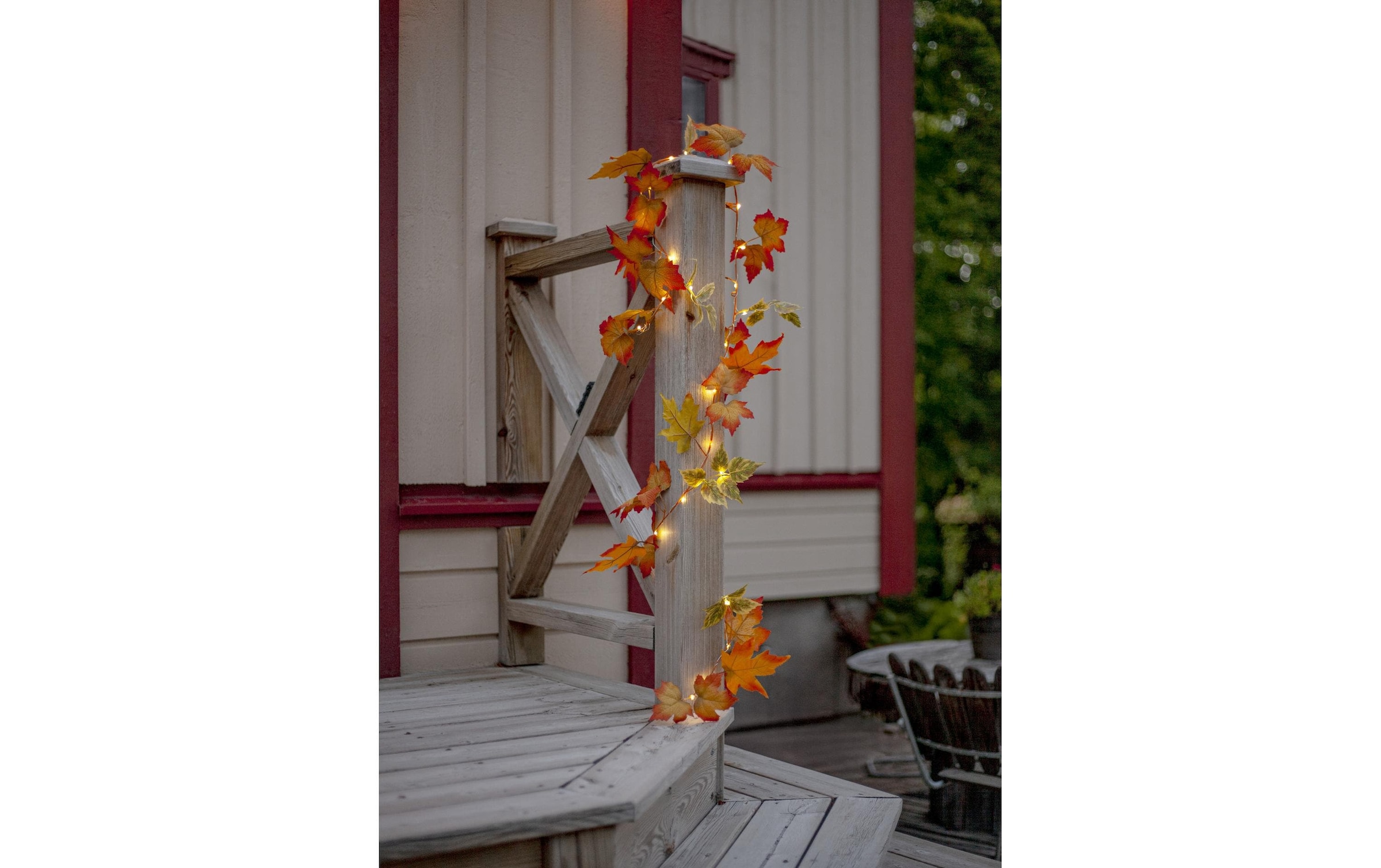 Parforce Traditional Hunting Dekoobjekt »Autumn Indoor, 10 cm Höhe« Dekorative Herbstgirlande mit warmweissem LED-Licht