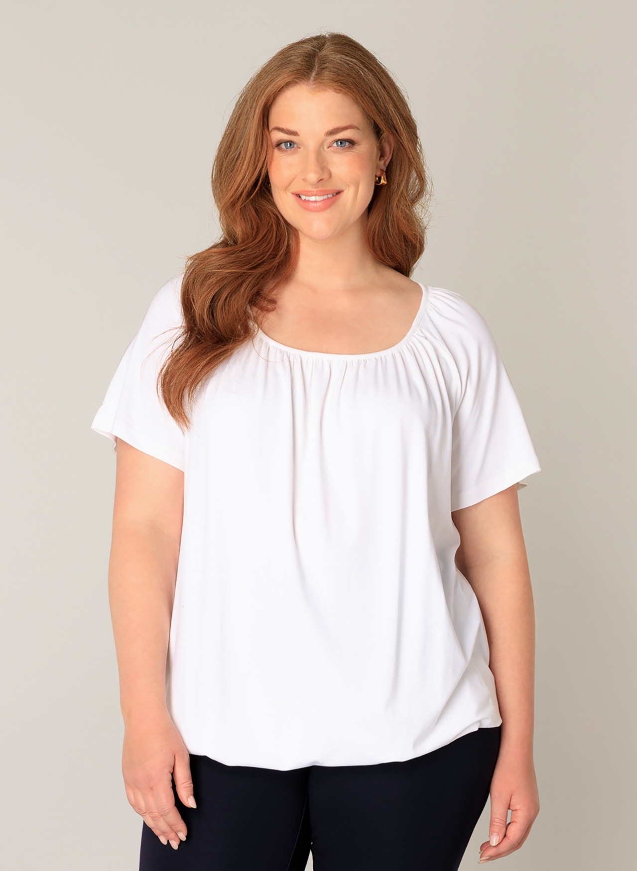 Image of Base Level Curvy Ballonshirt "Yoni" Grosse Grössen