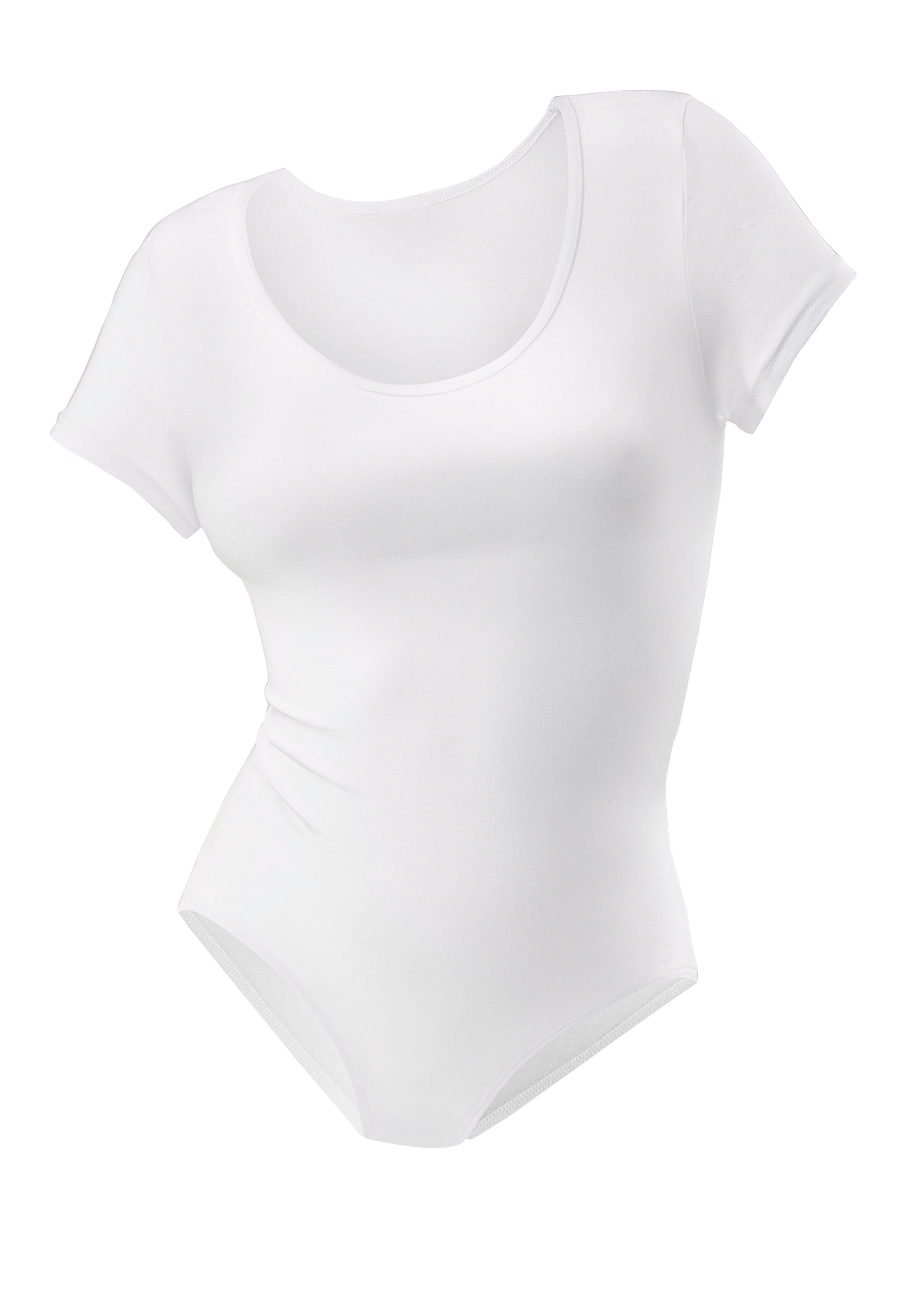 Vivance T-Shirt-Body, aus elastischer Baumwoll-Qualität