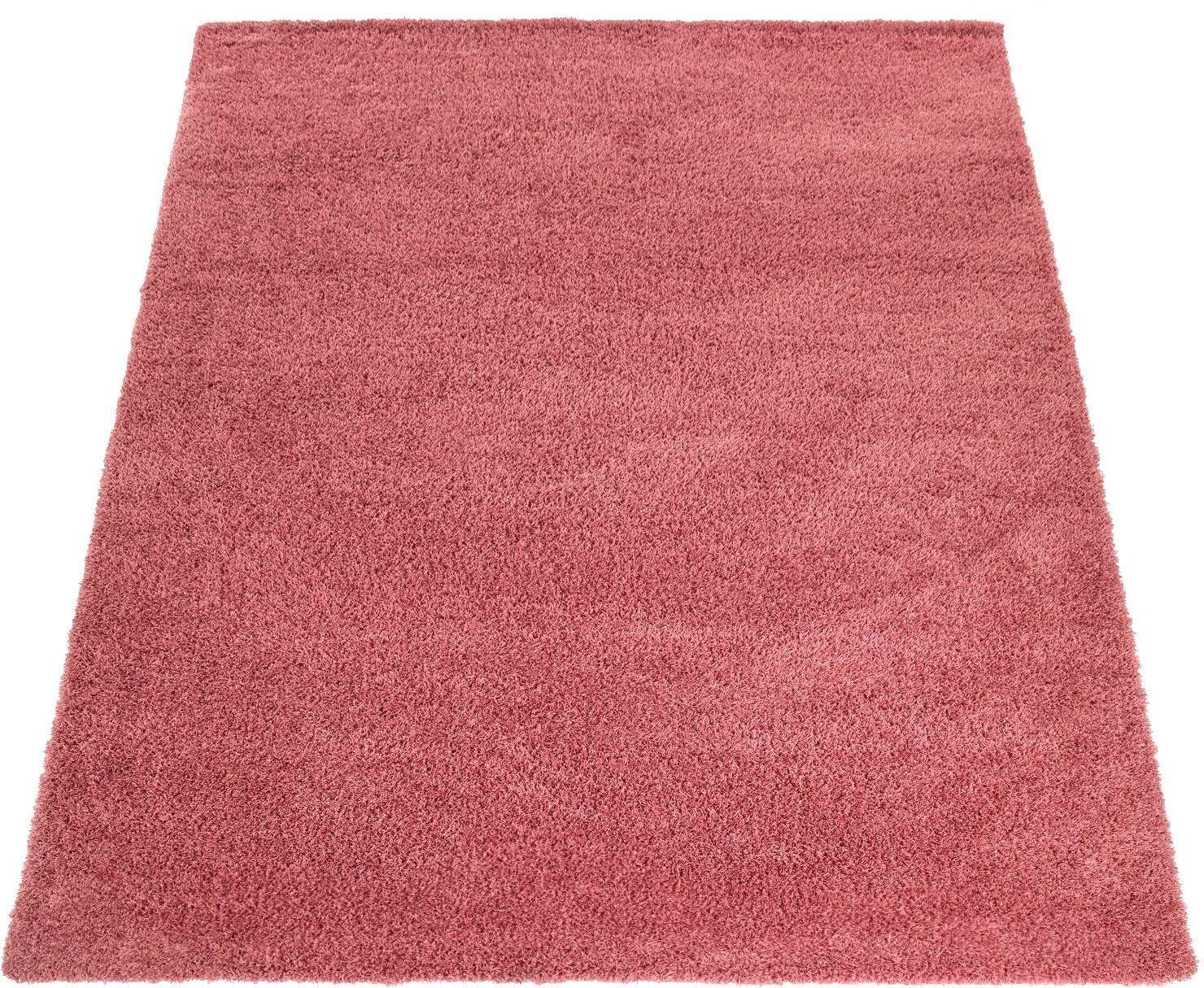 Image of Paco Home Hochflor-Teppich »Avantgarde 550«, rechteckig, 45 mm Höhe, gewebt, besonders weich und & flauschig, Uni Farben, ideal im Wohnzimmer & Schlafzimmer bei Ackermann Versand Schweiz