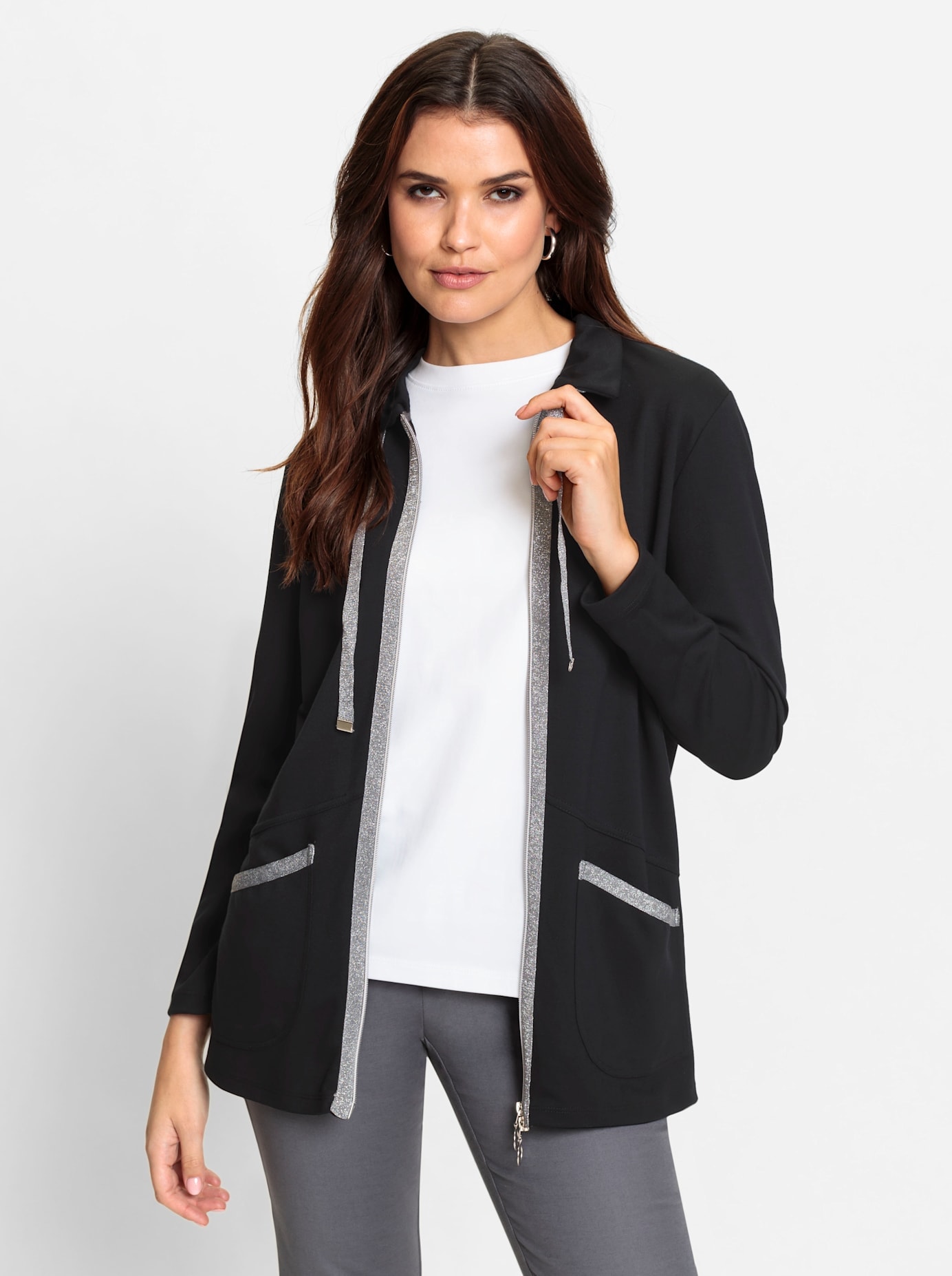 Inspirationen Shirtjacke »Shirtjacke«, (1 tlg.)