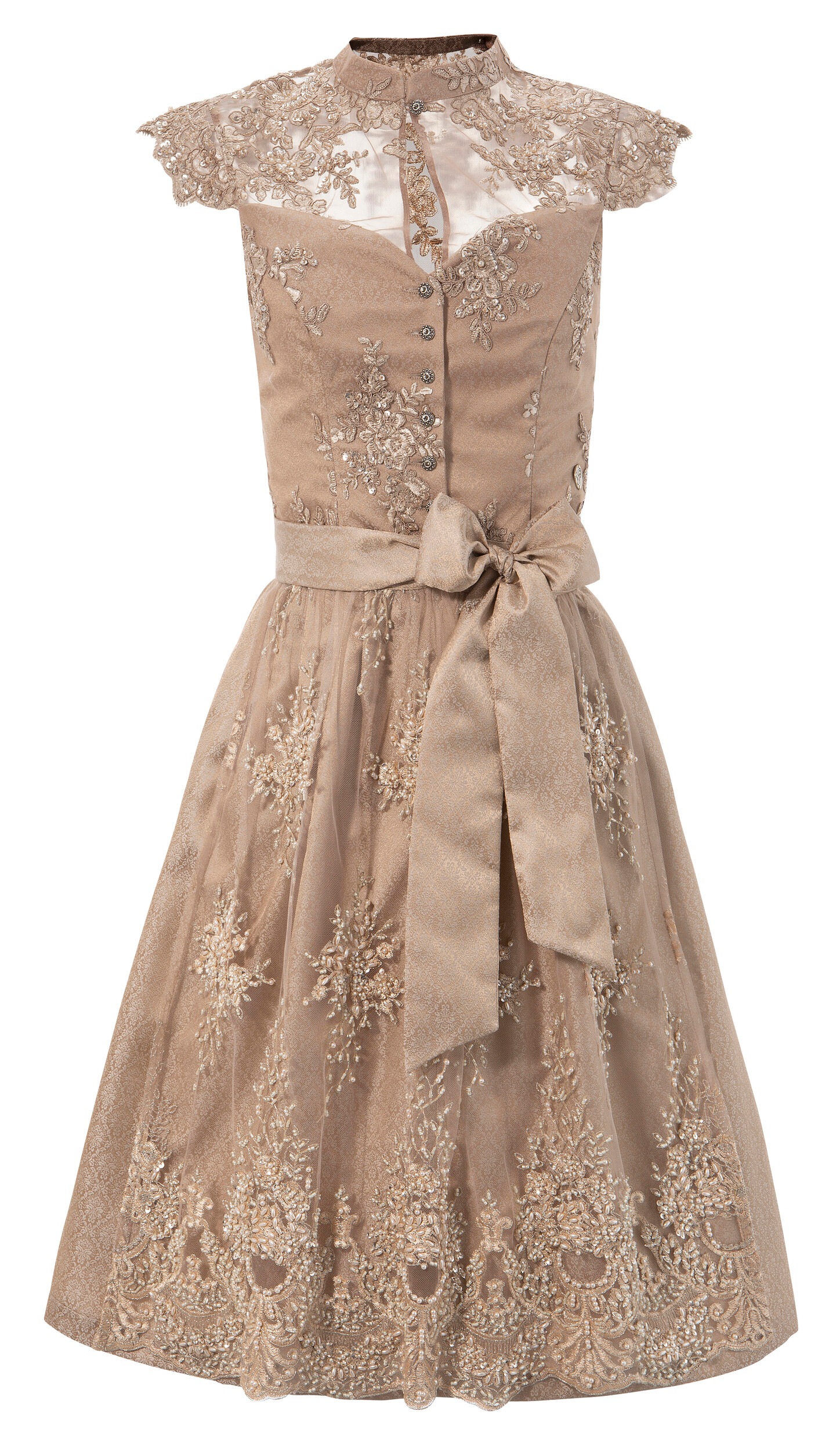 Image of MarJo Dirndl, Damen, midi mit edler Stickerei, Perlen- und Paillettenbesatz bei Ackermann Versand Schweiz