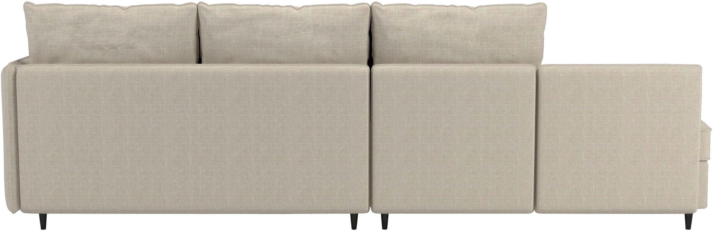 Dorel Home Ecksofa »LINDHUS, L-Form, 4 verschiedene Stellvarianten, Lounge-Sofa,«, Wohnlandschaft, mit Recamiere, grosser Bettkasten, Cord, Chenille