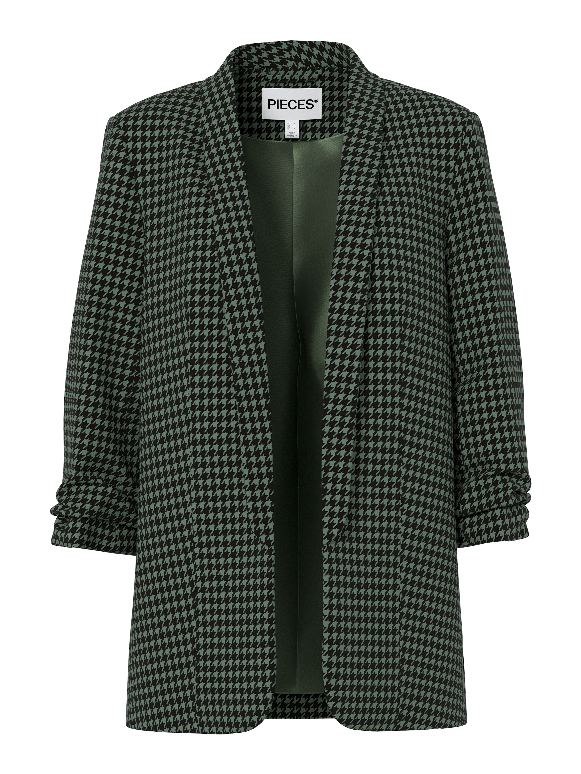 pieces Blazer chemisier »PCBOSELLA 3/4 PRINTED BLAZER NOOS« mit 3/4 Ärmel