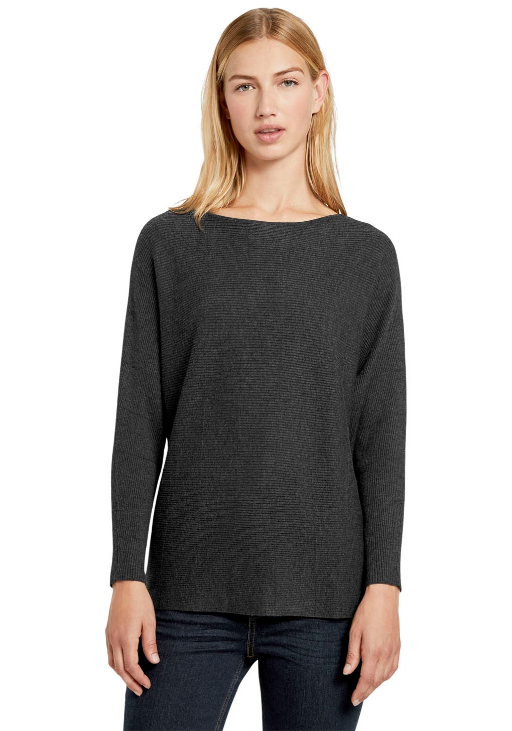 Image of TOM TAILOR Denim Strickpullover, in quer gestrickter Rippenstruktur bei Ackermann Versand Schweiz