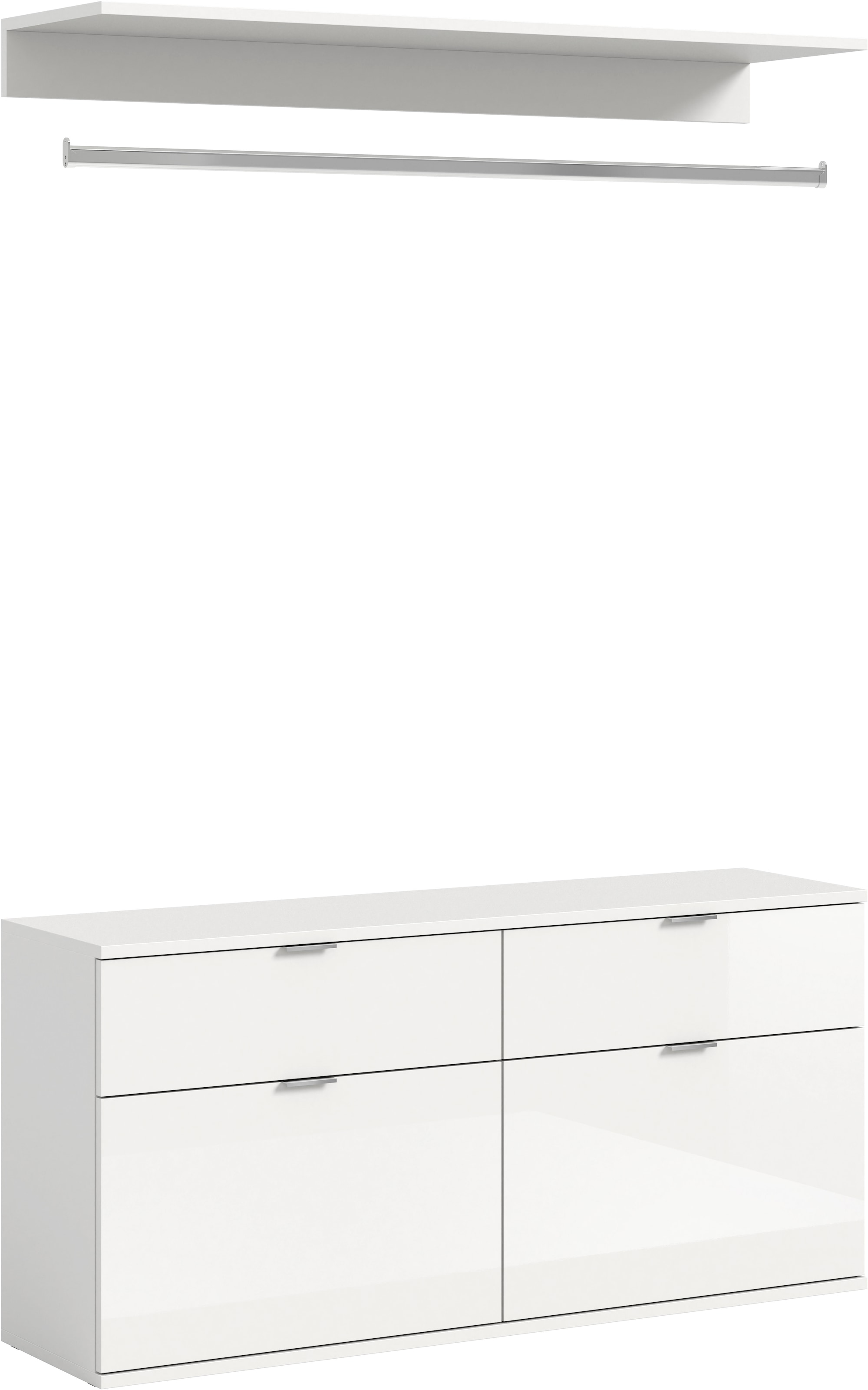 Image of Home affaire Garderoben-Set "TRONDHEIM, 3-teilig, Breite 121 cm, Zwischenbauelement" nicht einzeln nutzbar, nur in Kombination mit Schränken der Serie, 3 Stk. tlg.