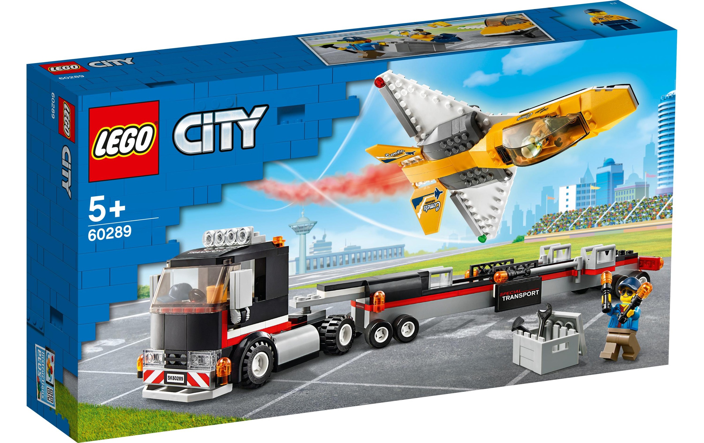 Image of LEGO® Konstruktionsspielsteine »Flugshow-Jet-Transporter« bei Ackermann Versand Schweiz