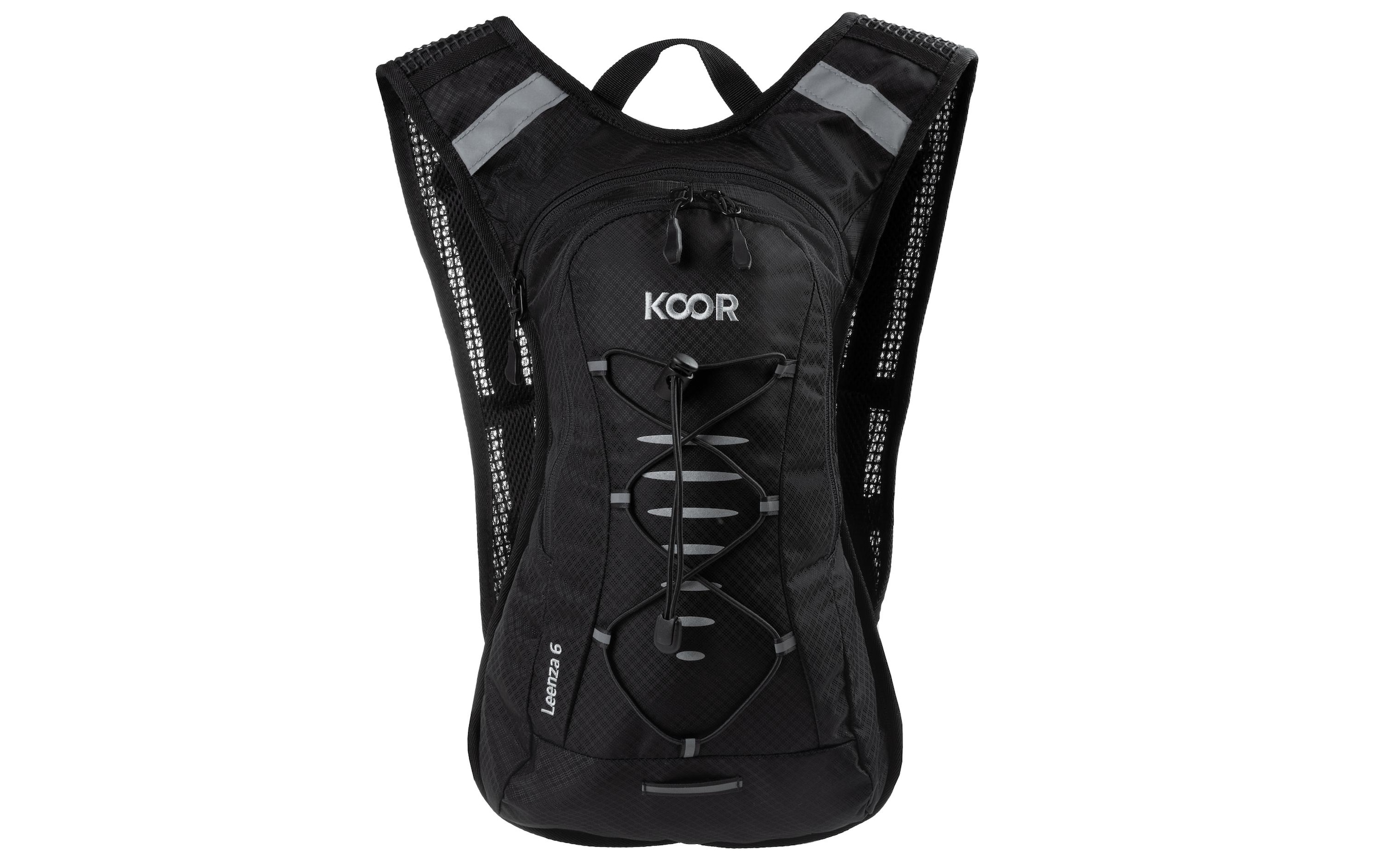 KOOR Freizeitrucksack »Leenza 6 l, Schwarz«