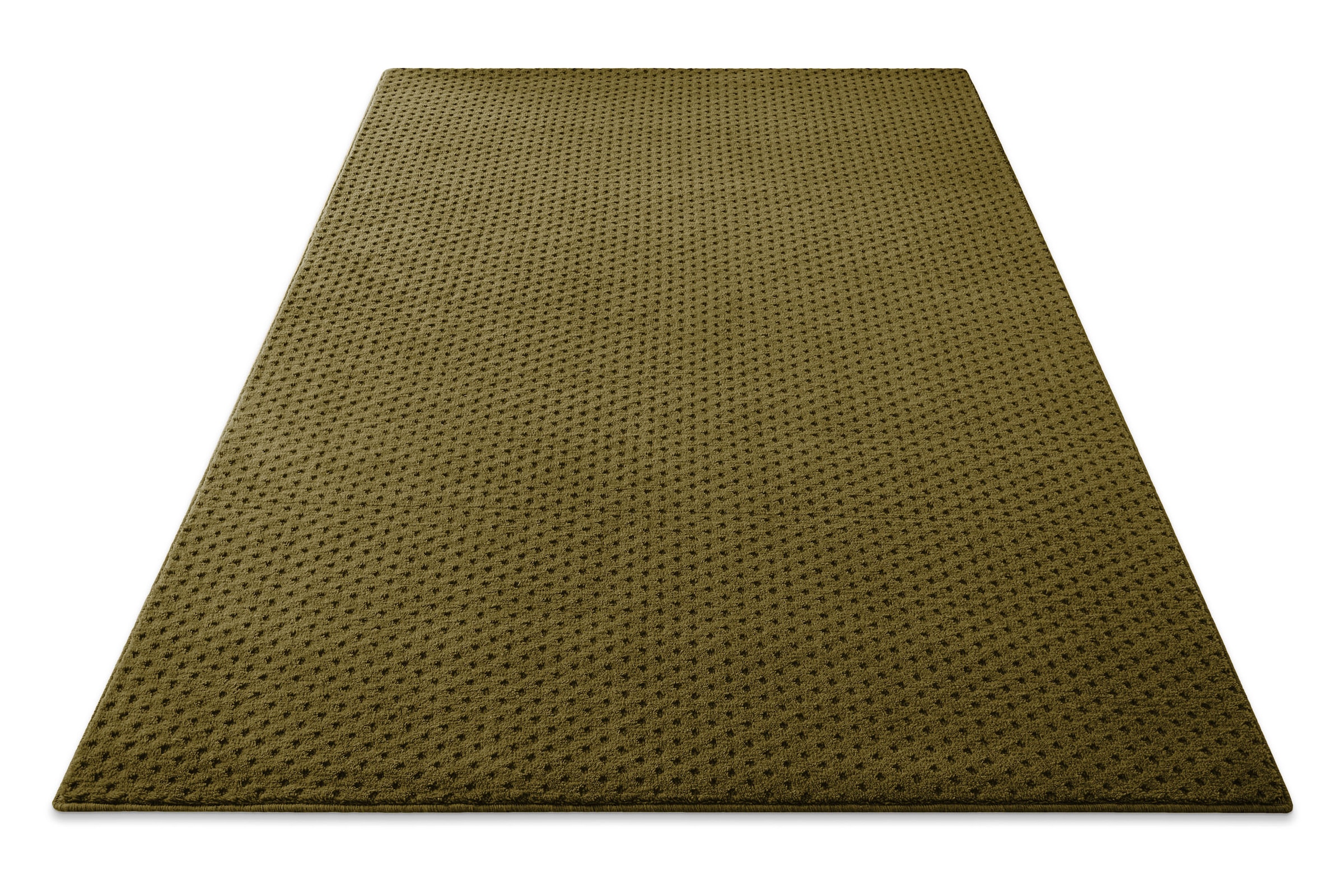 Wecon home Tapis »Castello THREE« Rectangulaire 7 mm Höhe Laine vierge, poil ras avec effet relief, salon, motif à points