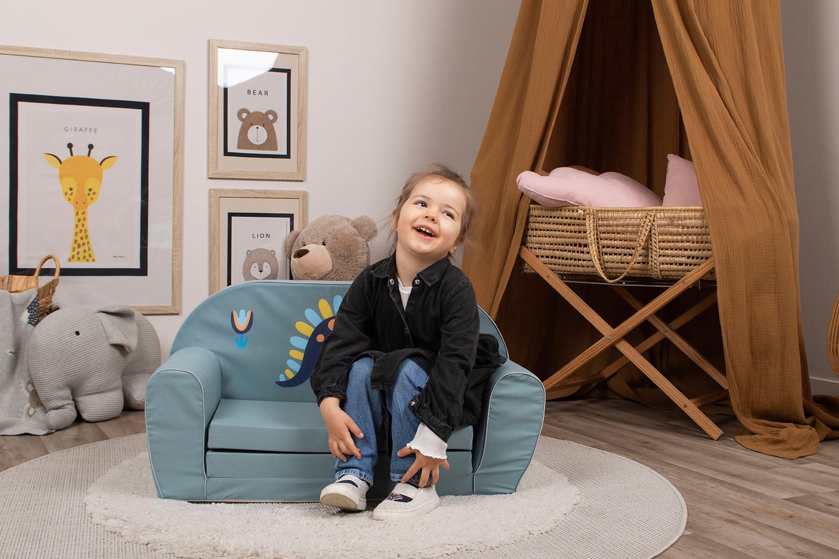 Knorrtoys® Sofa »Dino«, für Kinder; Made in Europe