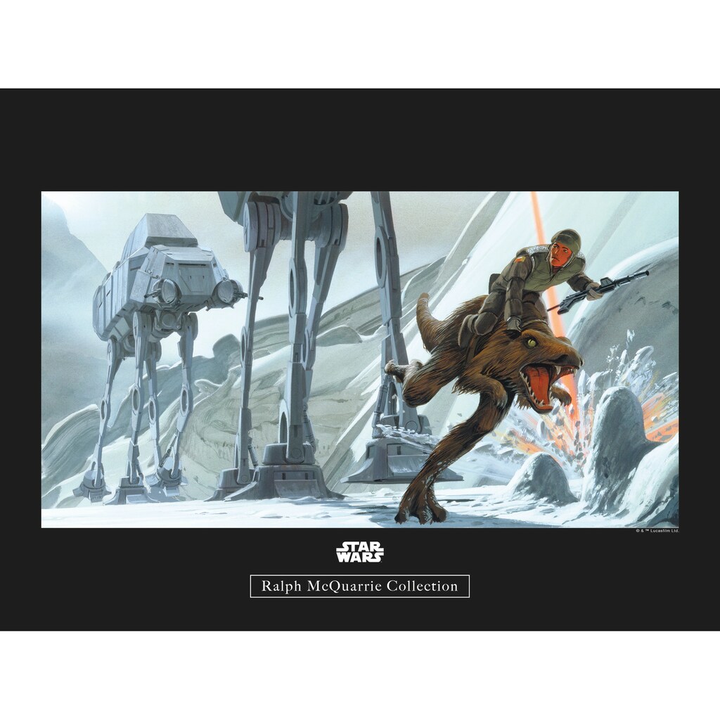 Komar Poster »Star Wars Classic RMQ Hoth Battle Ground«, Star Wars, (1 St.)