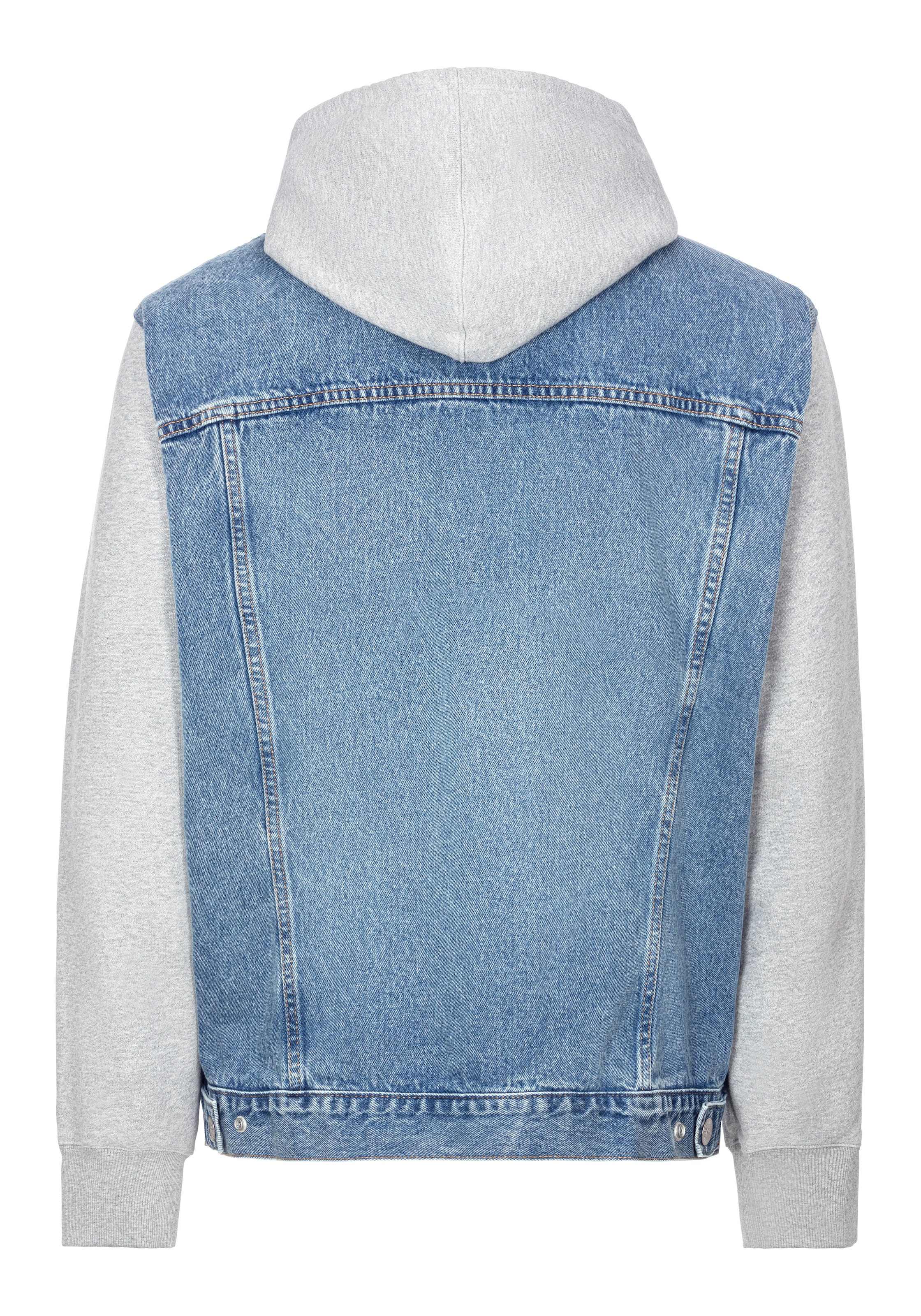 Levi's® Plus Hybridjacke, mit Kapuze, mit Sweat Kapuze und Ärmeln