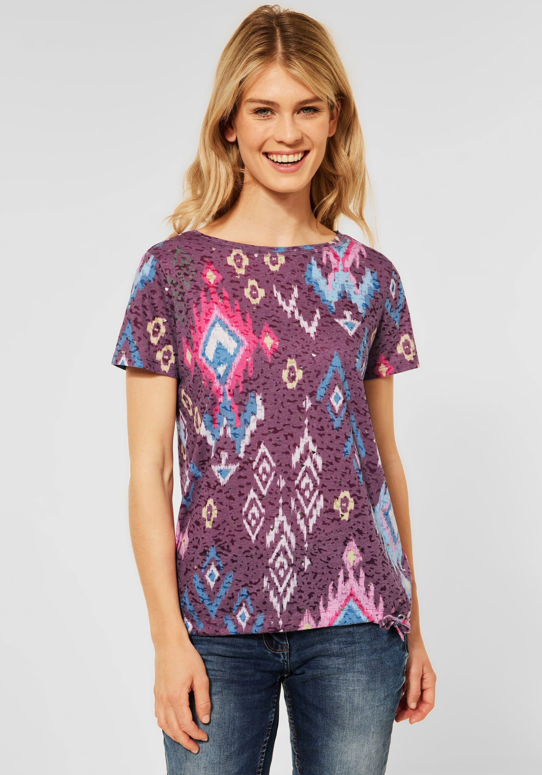 Image of Cecil T-Shirt, in Ausbrenneroptik bei Ackermann Versand Schweiz