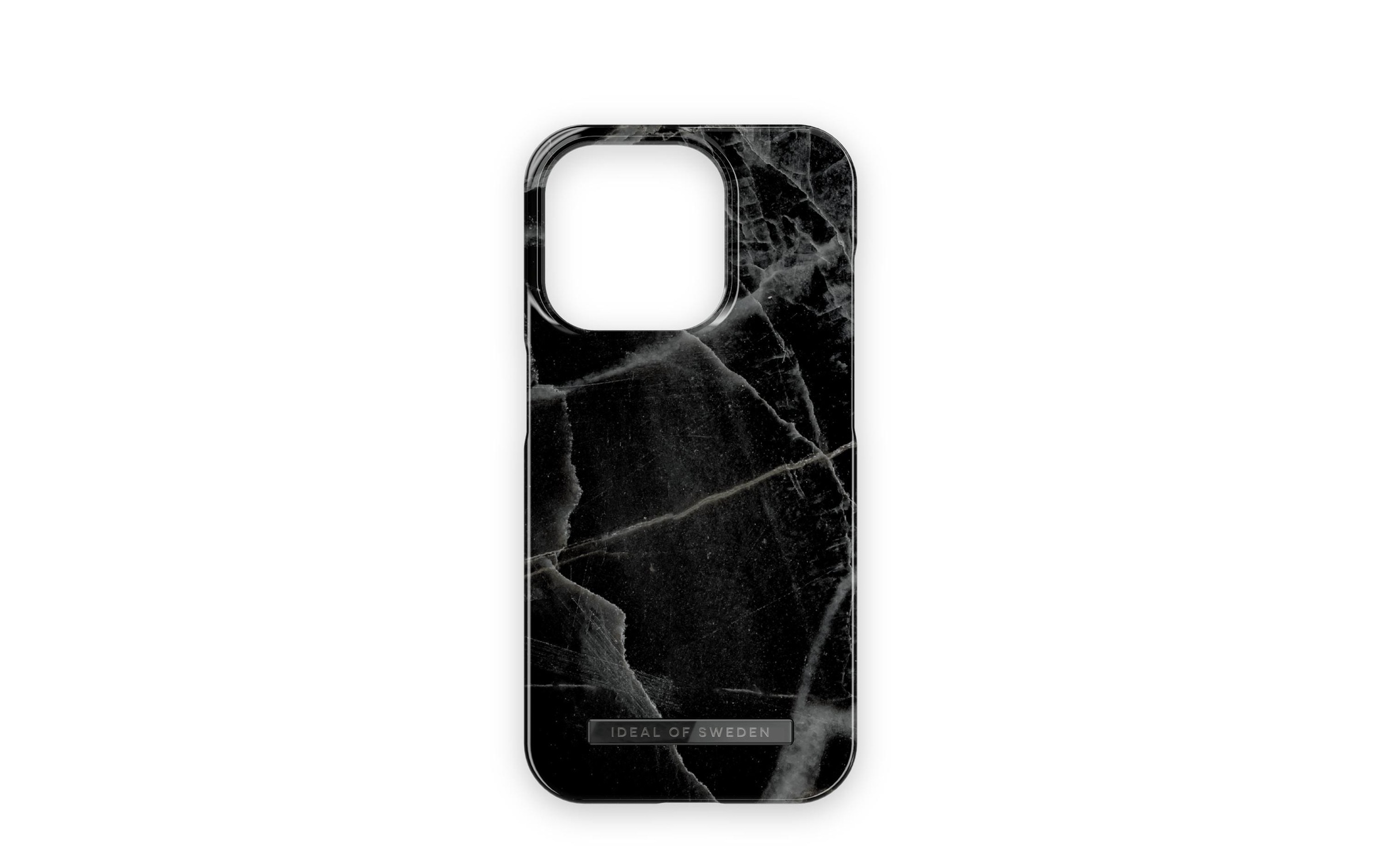 iDeal of Sweden Smartphone-Hülle »Black Thunder Marble iPhone 15 Pro«
