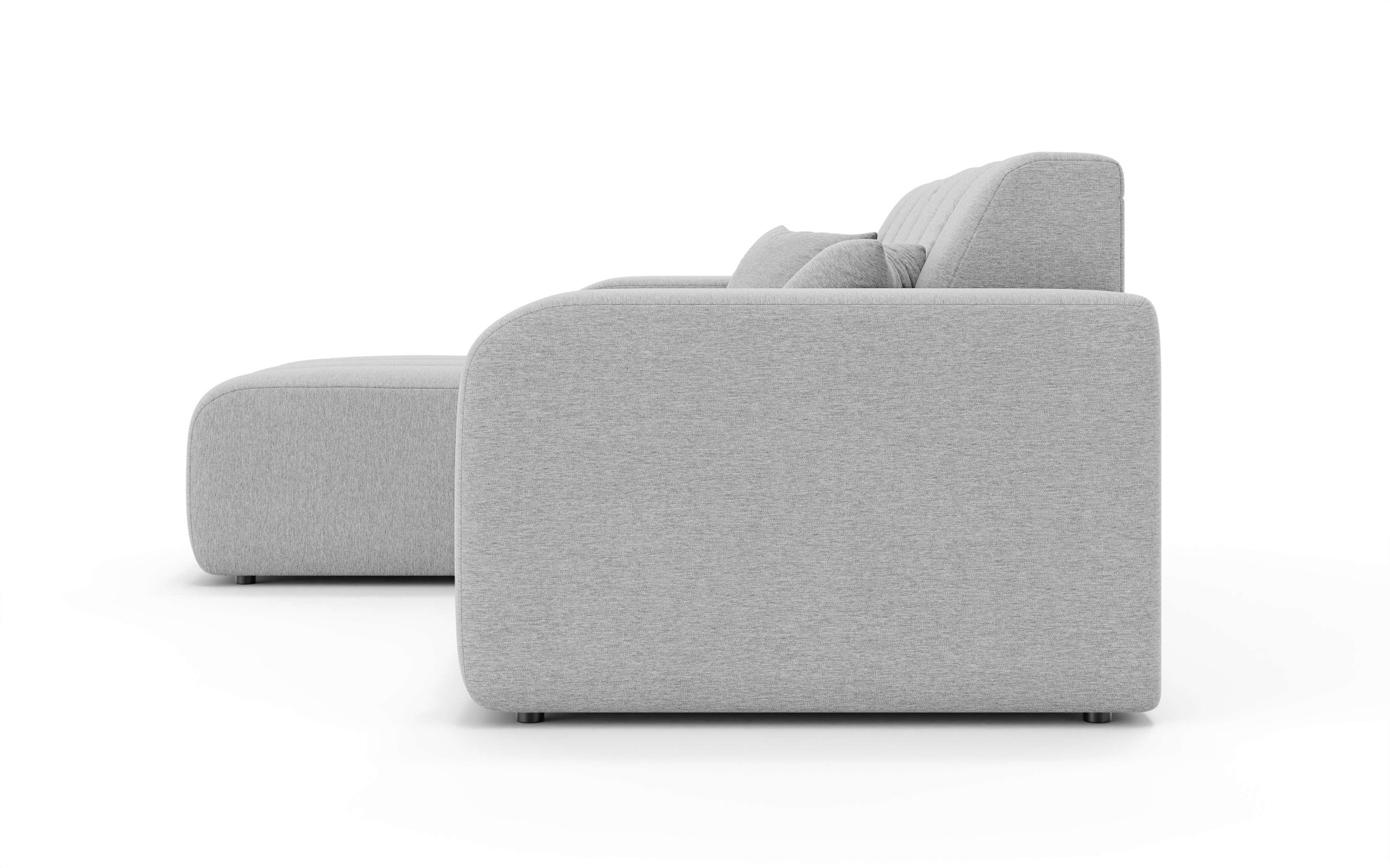 INOSIGN Ecksofa »CASSY L-Form, Schlafsofa mit Bettkasten, Masse B/T/H: 245/165/88 cm« mit 2 Rückenkissen, Recamiere rechts oder links bestellbar