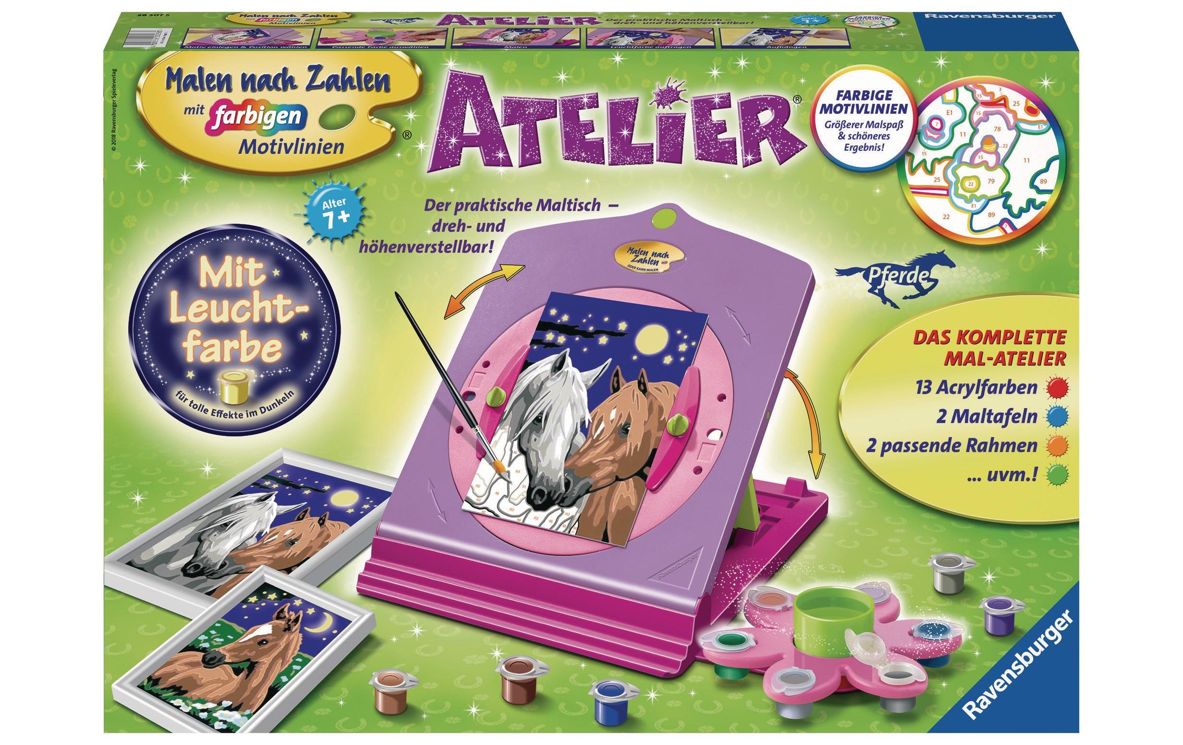 Image of Ravensburger Malen nach Zahlen »Atelier Pferde« bei Ackermann Versand Schweiz