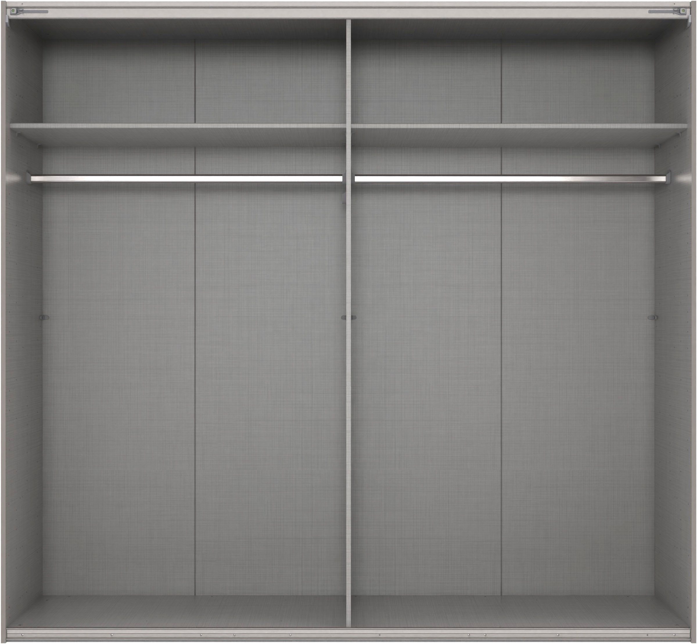 Wimex Kleiderschrank »Mugano, Made in Germany, Lieferung bis in Deine Etage und Stellort«, (wähle Deine Ausstattung: Basic oder Premium!), 3 Schwebetüren, grosse Grössen, mit oder ohne Spiegel, Metallgriffe
