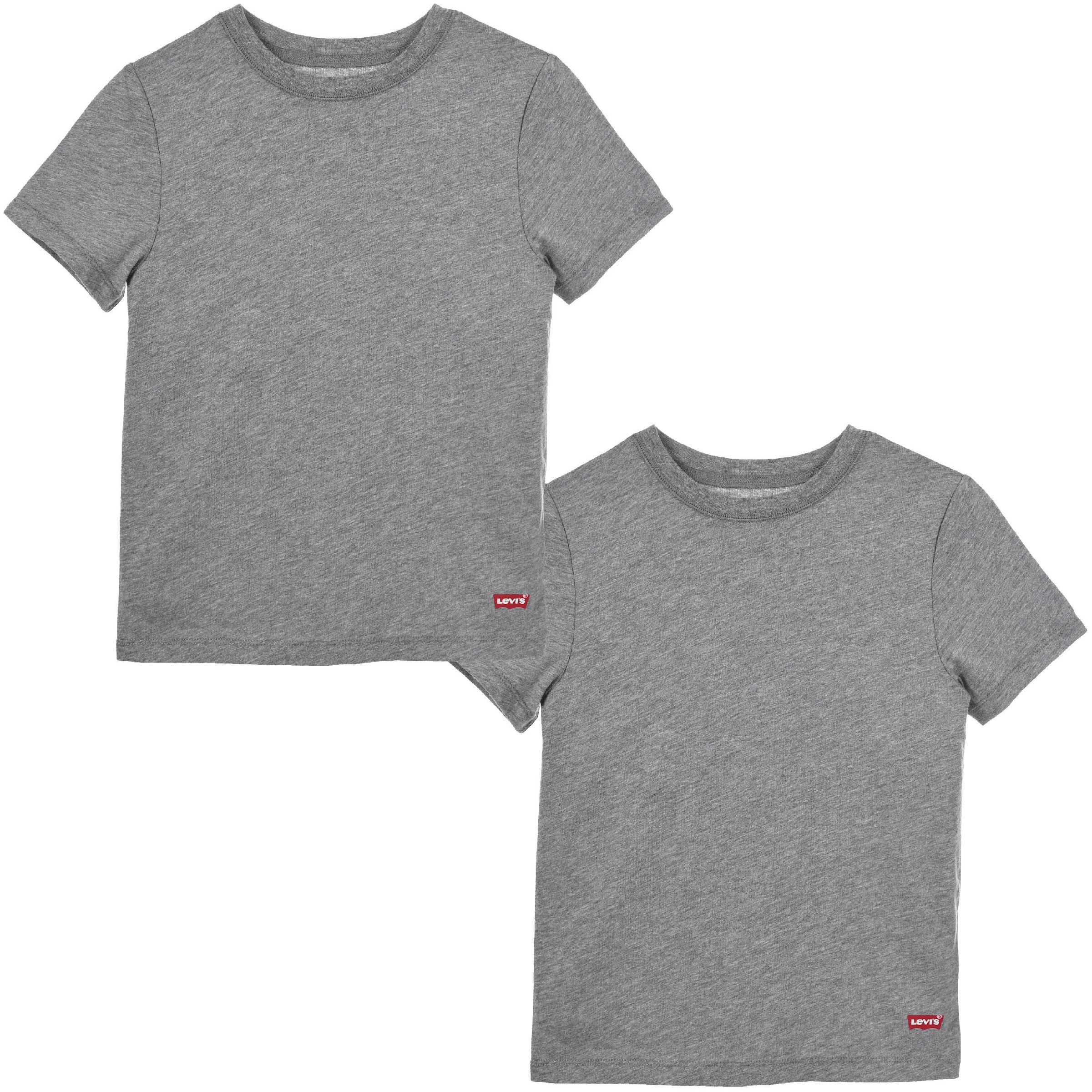 T-Shirt »2PK CREW NECK TEE«, (2 tlg.), for BOYS