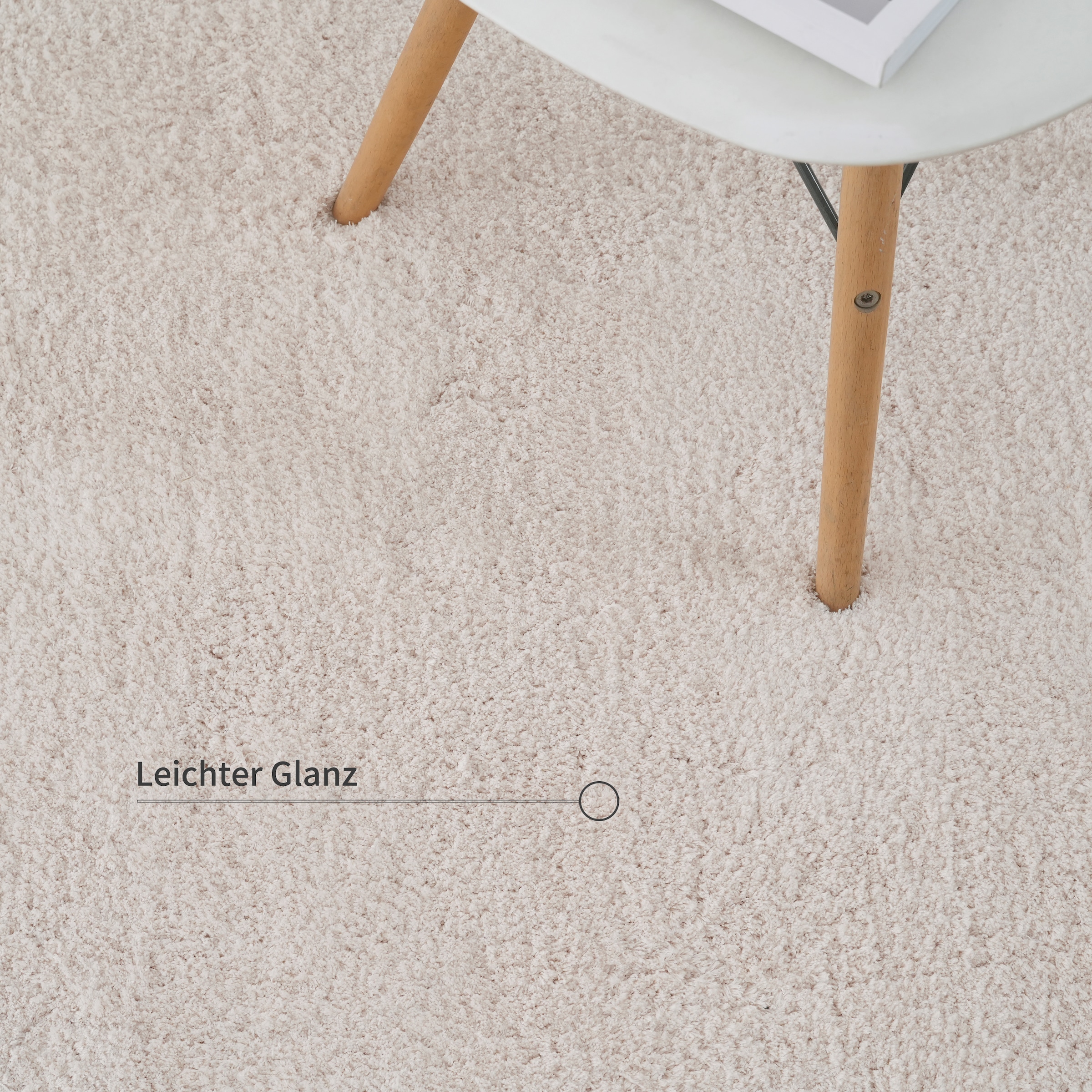 my home Hochflor-Teppich »Microfaser Teppich Magong, besonders weich, sehr feiner Flor« rund 25 mm Höhe unifarben, weiche Teppiche, Wohnzimmer, Schlafzimmer, Kinderzimmer