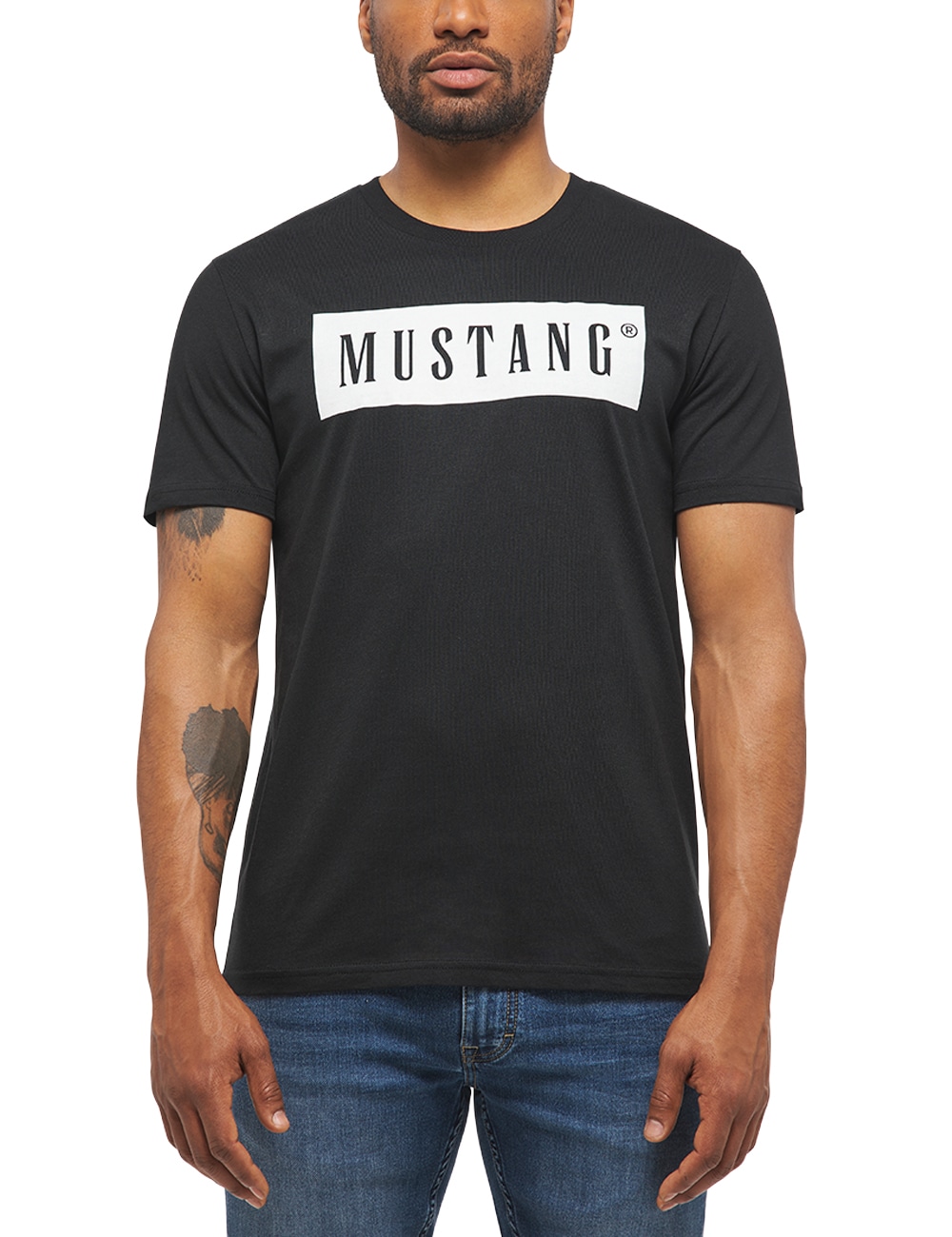 MUSTANG T-Shirt, mit Logoprint