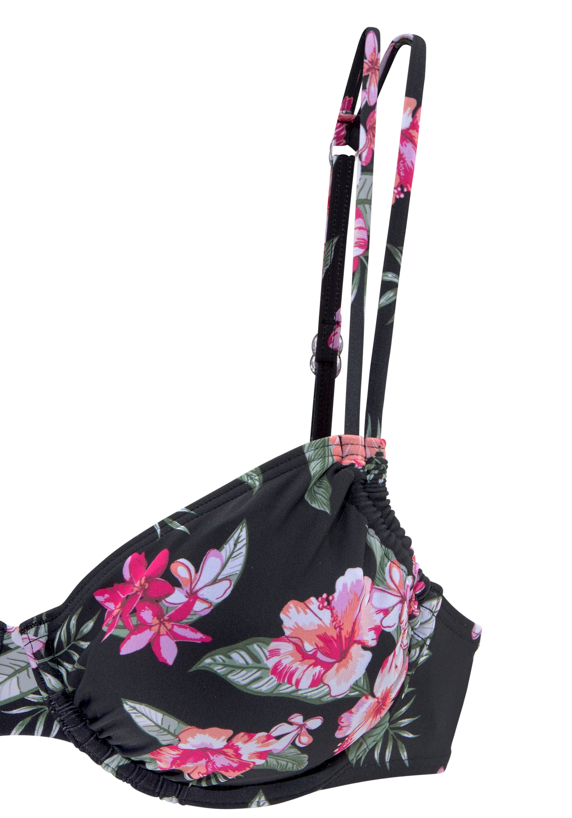 LASCANA Bügel-Bikini-Top »Santini«, im floralen Design