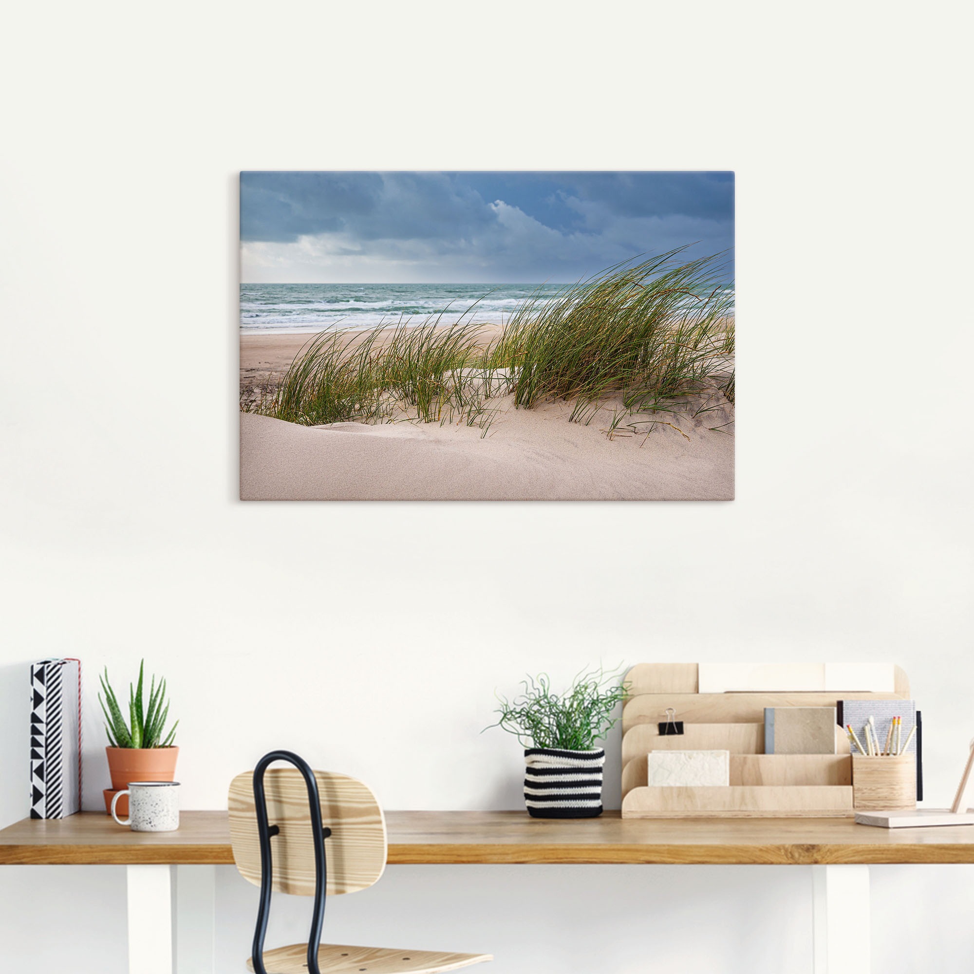 Artland Poster »Düne und Strand bei Hirtshals Dänemark I«, Küstenbilder, (1 St.), als Alubild, Outdoorbild, Leinwandbild in verschied. Grössen