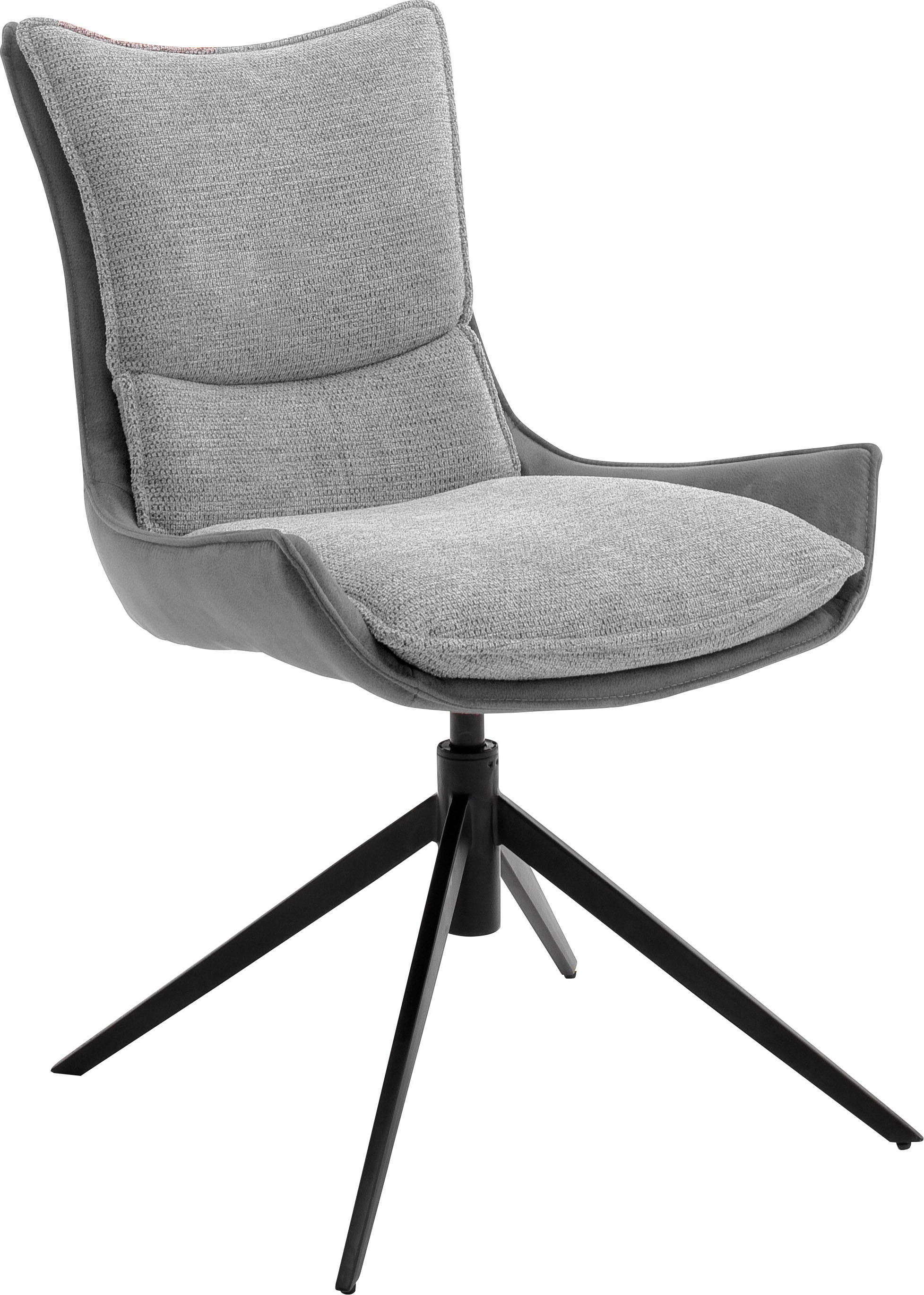 MCA furniture 4-Fussstuhl »Kitami«, (Set), 2 St., Esszimmerstuhl drehbar  360° mit Nivellierung, Stoffbezug, bis 120 kg kaufen | Stühle